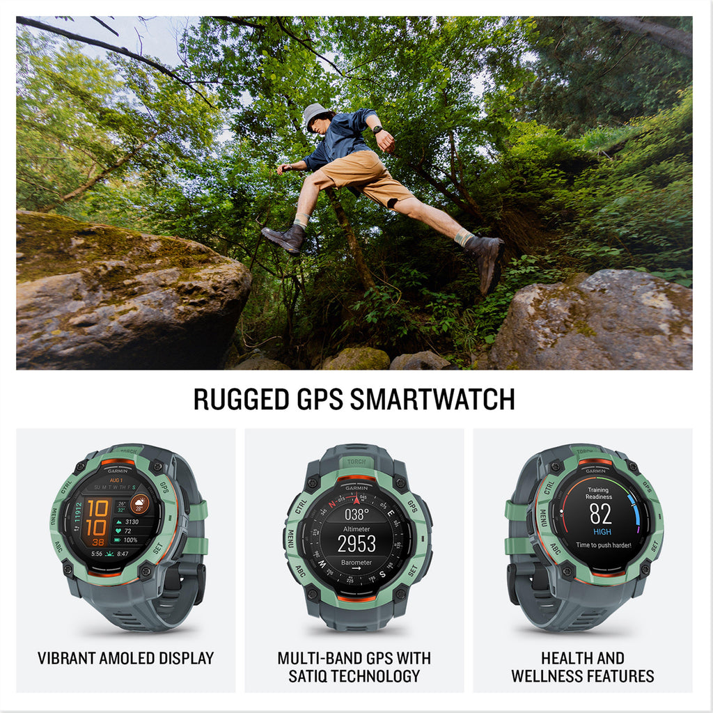 Instinct® 3 AMOLED 50mm Multi-Sport Smartwatch