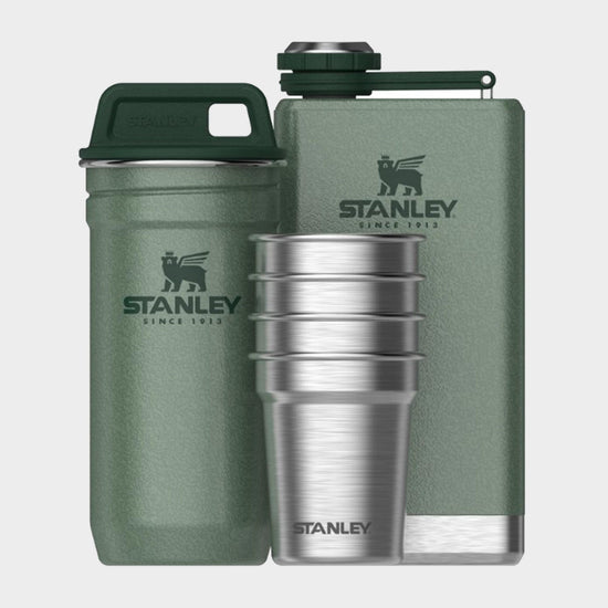 Adventure Pre-Party Shot Glass + Flask Set