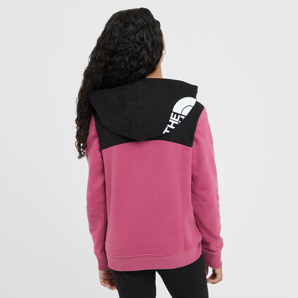 Girls' Back Logo Relaxed Hoodie