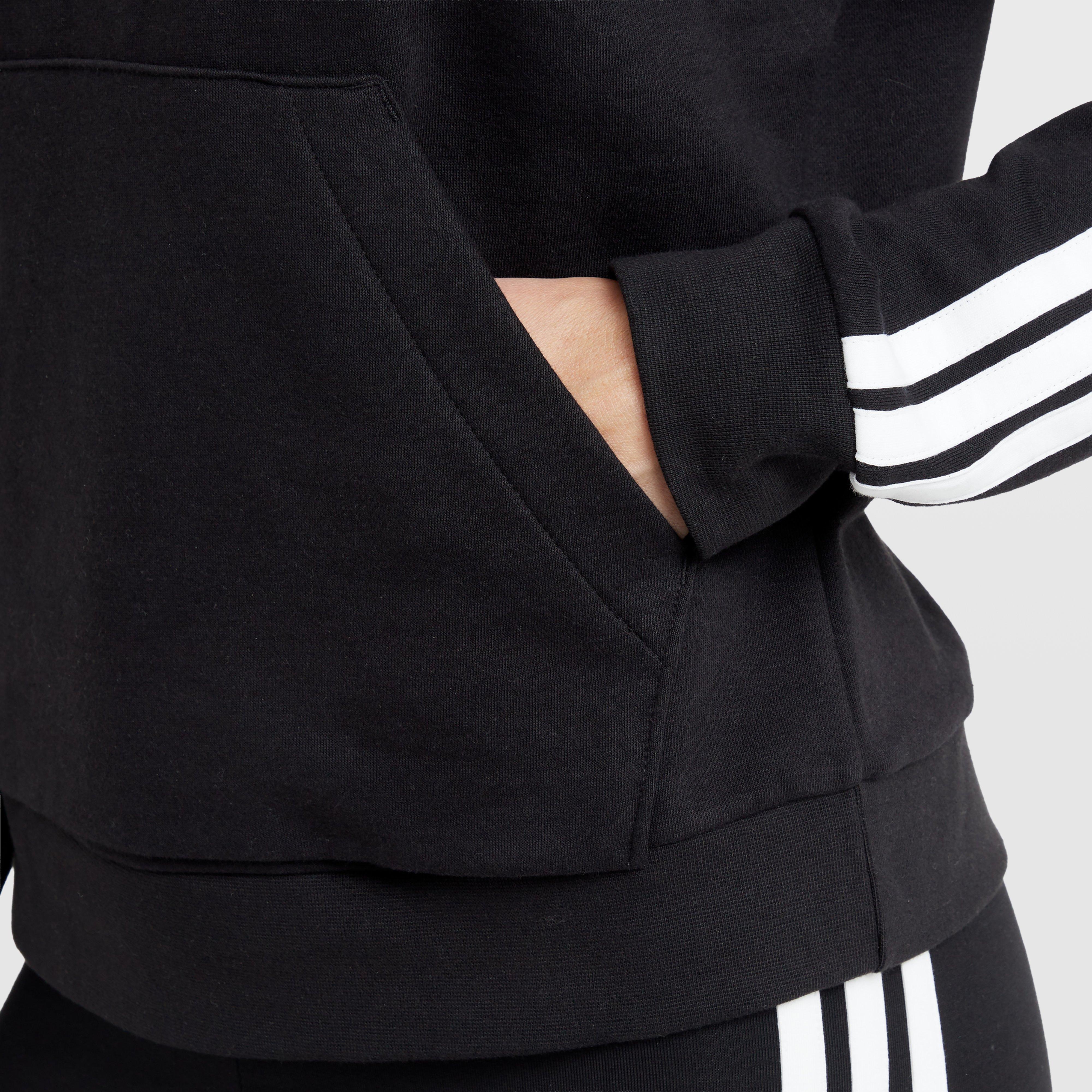 Women's Essentials 3-Stripes Full-Zip Fleece Hoodie