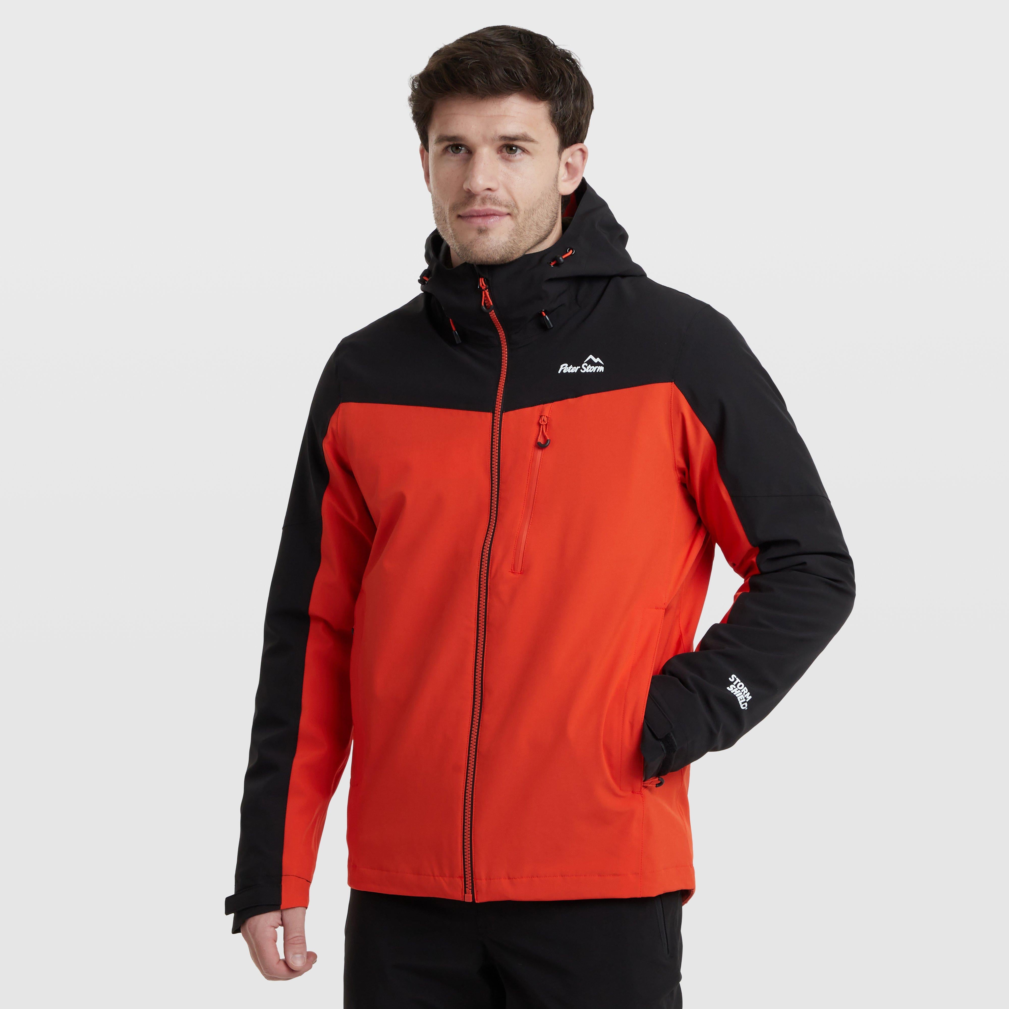 Red Peter Storm Men's Malham Stretch Waterproof Jacket – Blacks