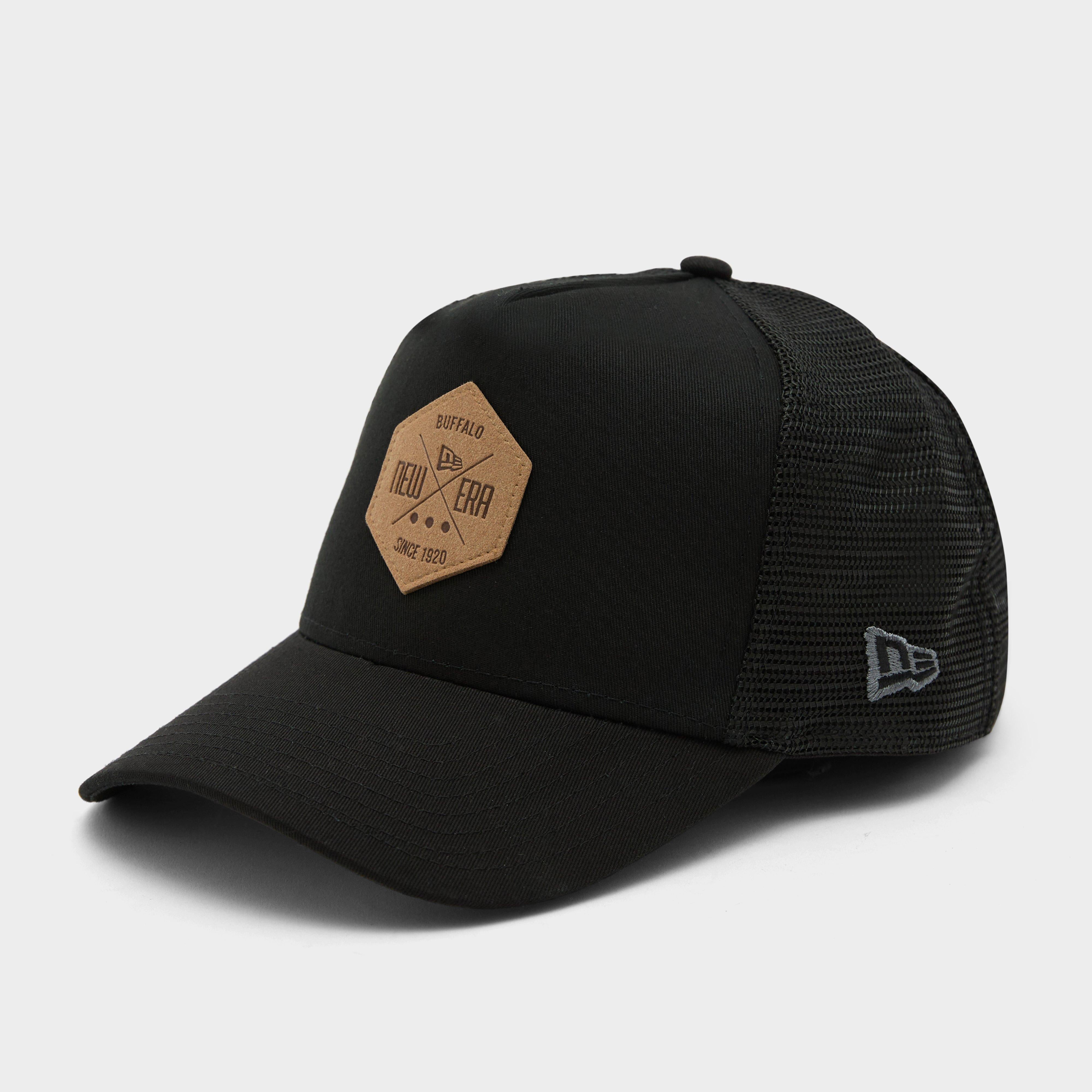 Black New Era Cap 9FORTY Patch A-Frame Trucker Cap – Blacks