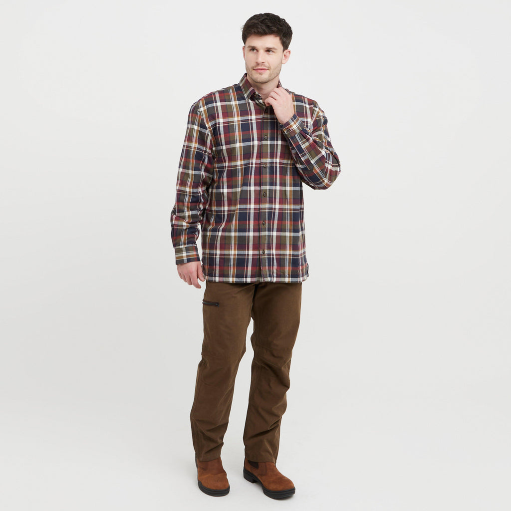 Mens Arran Microfleece Lined Shirt
