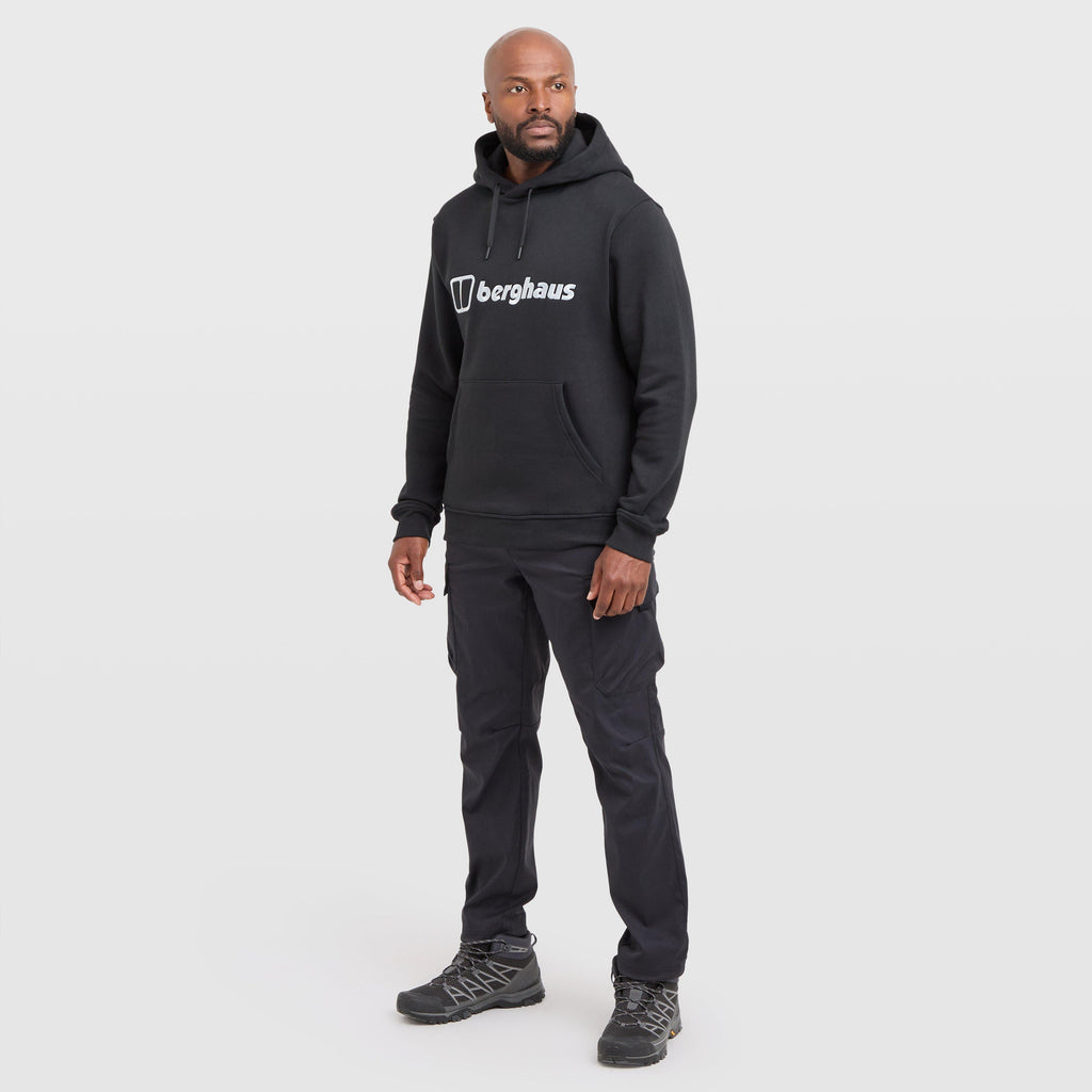Sweat à capuche Berghaus Logo noir. XS