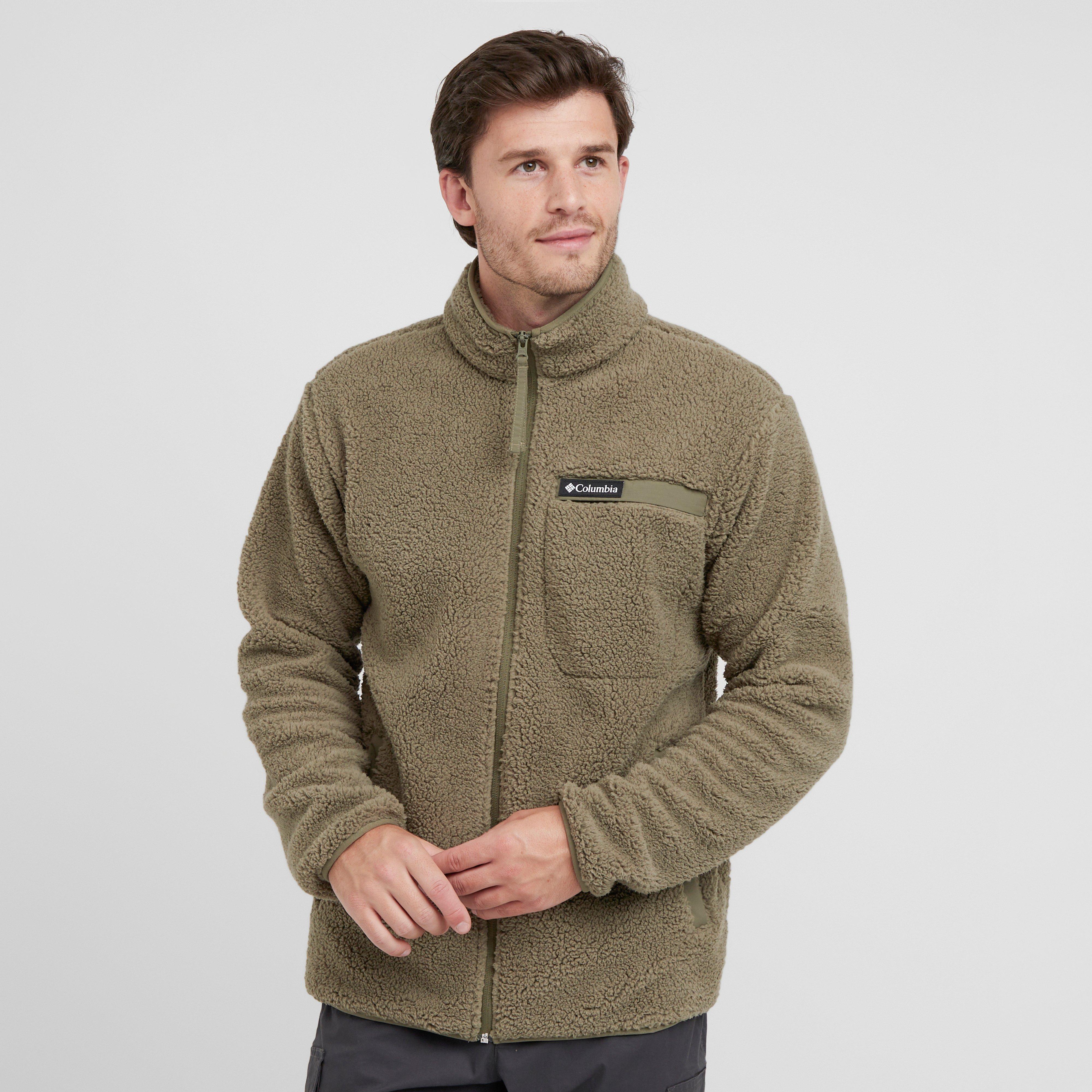 Green Columbia Men's Rugged Ridge™ III Full Zip Sherpa Fleece