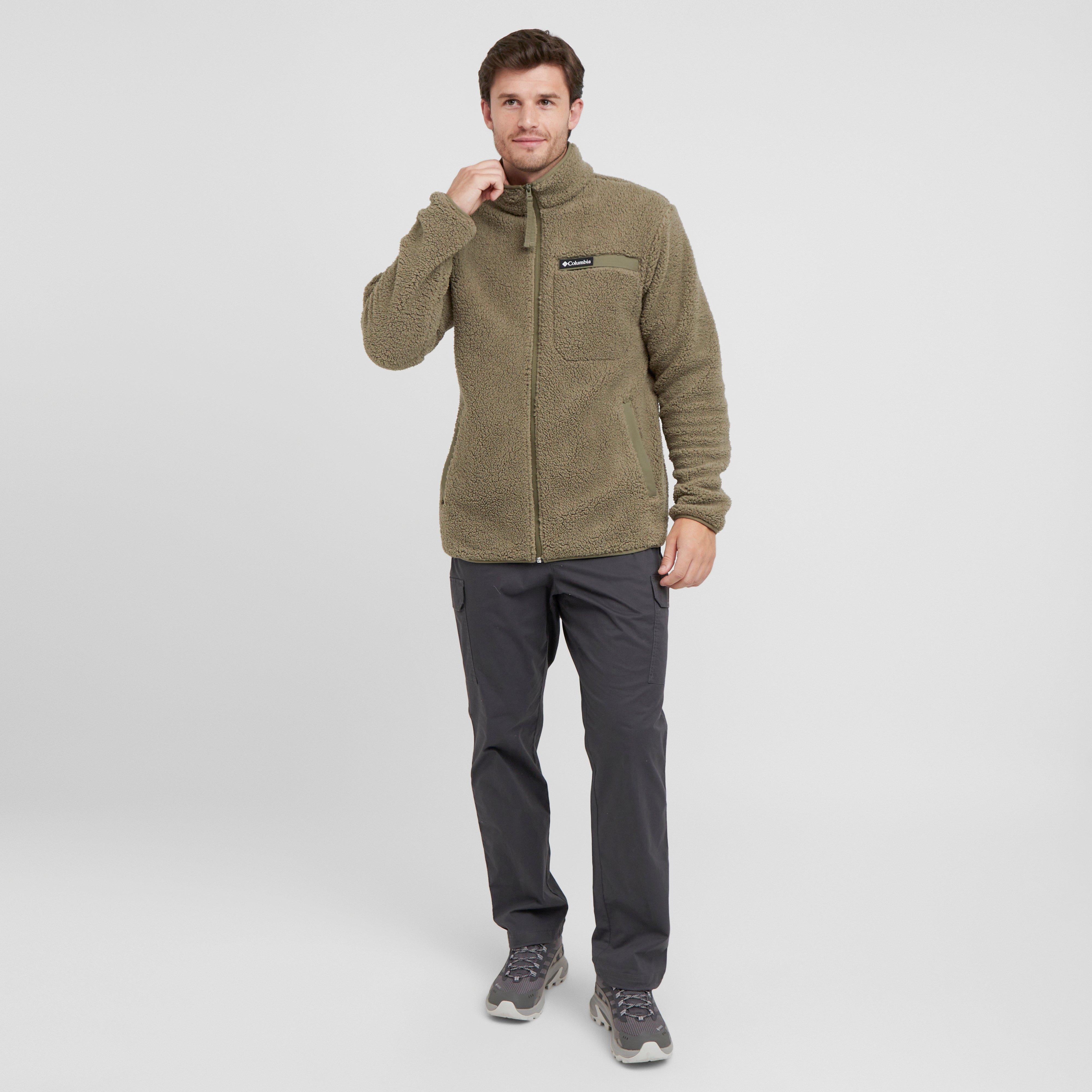 Green Columbia Men's Rugged Ridge™ III Full Zip Sherpa Fleece