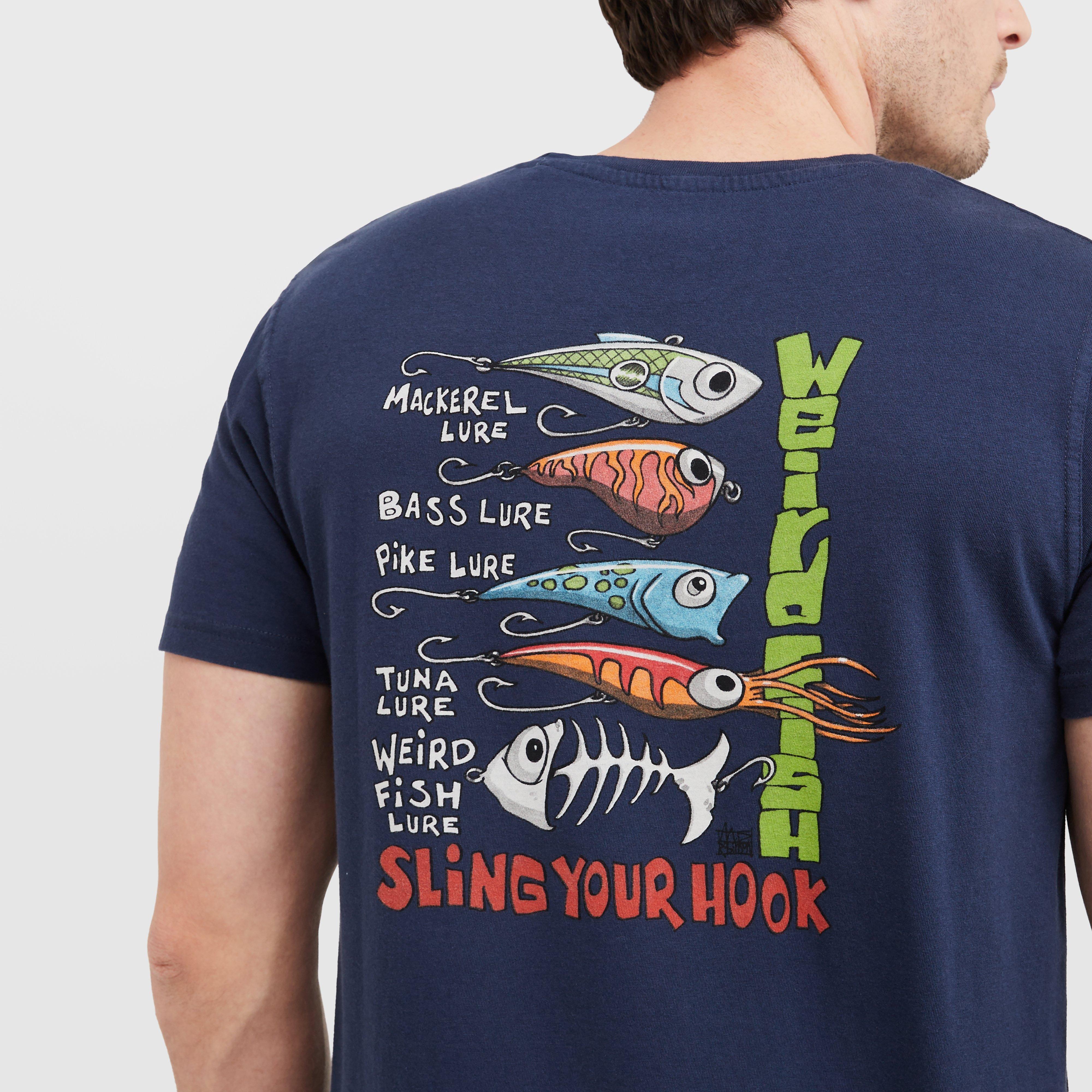 Men's Sling Your Hook Back Print Artist T-Shirt