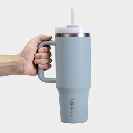 Cactus Duo Flow Tumbler with Straw 1.2L