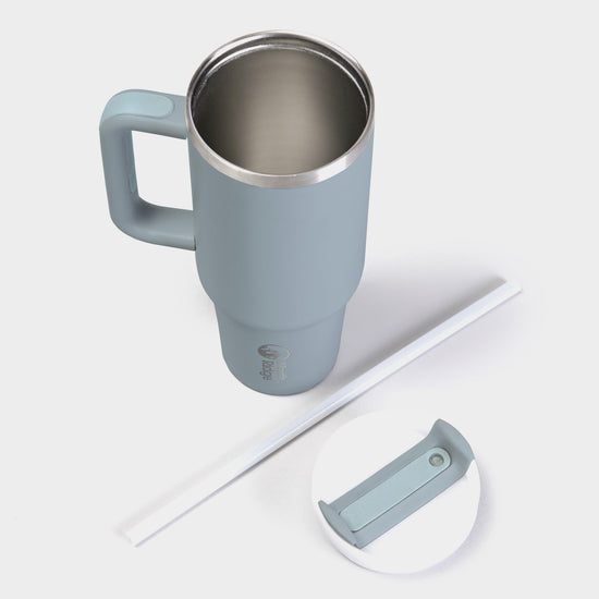 Cactus Duo Flow Tumbler with Straw 1.2L