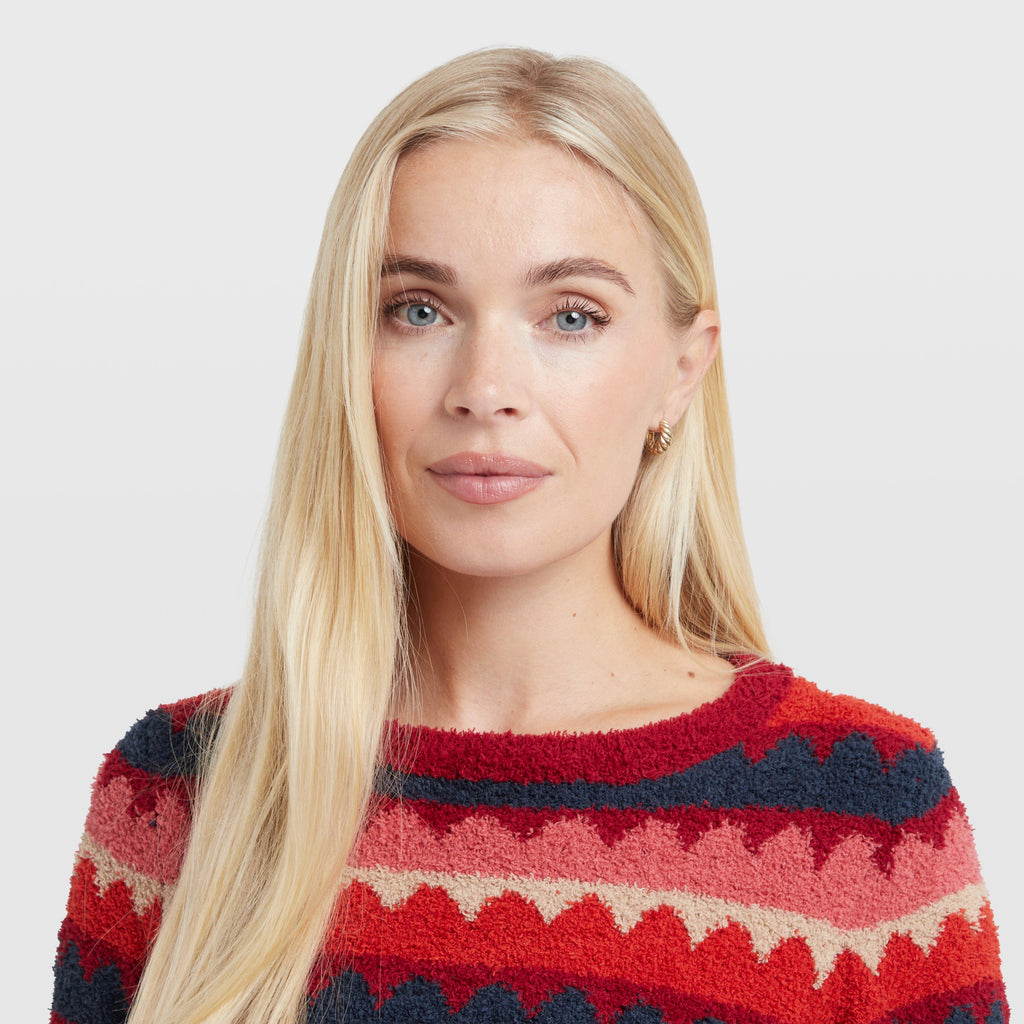 Women's Tyla Cosy Knit Scalloped Jumper