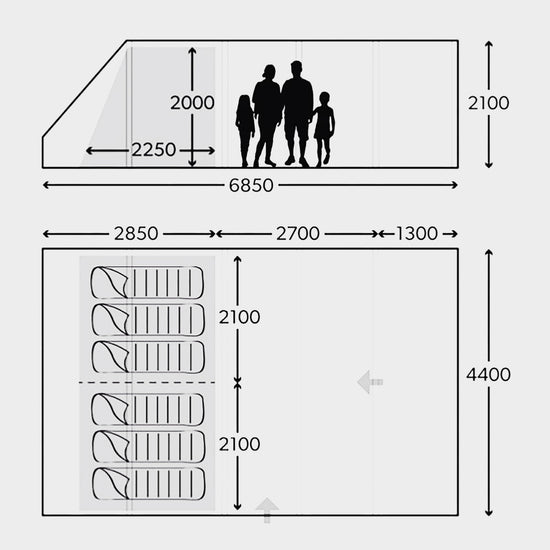 Rarotonga FTT 601 REDUX Inflatable Tent