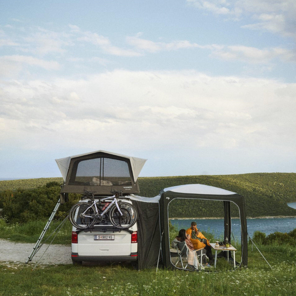 trt 140 air rooftop tent Grey Dometic TRT 140 AIR Inflatable Roof Tent – Blacks