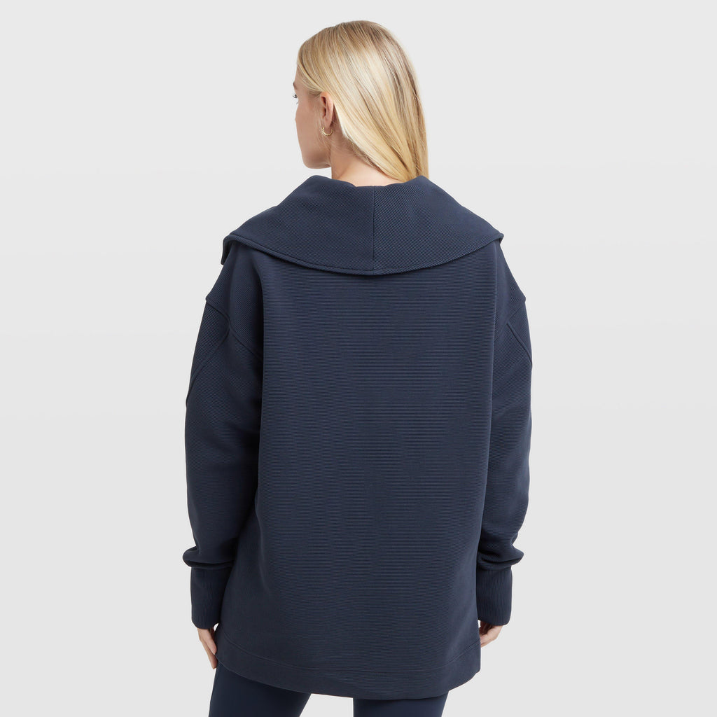 Peaceful Rib Half Zip Sweatshirt