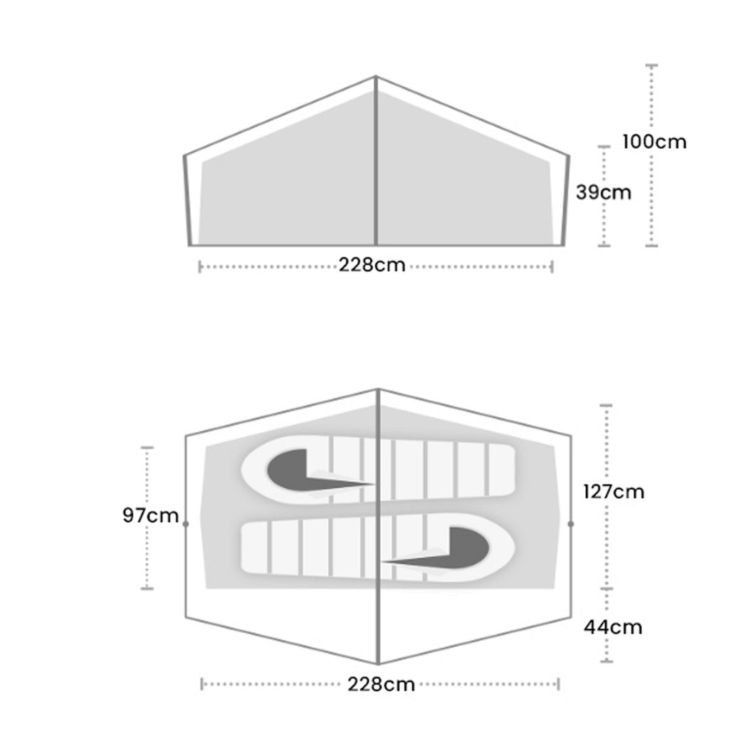 Norte Compact 2 Tent