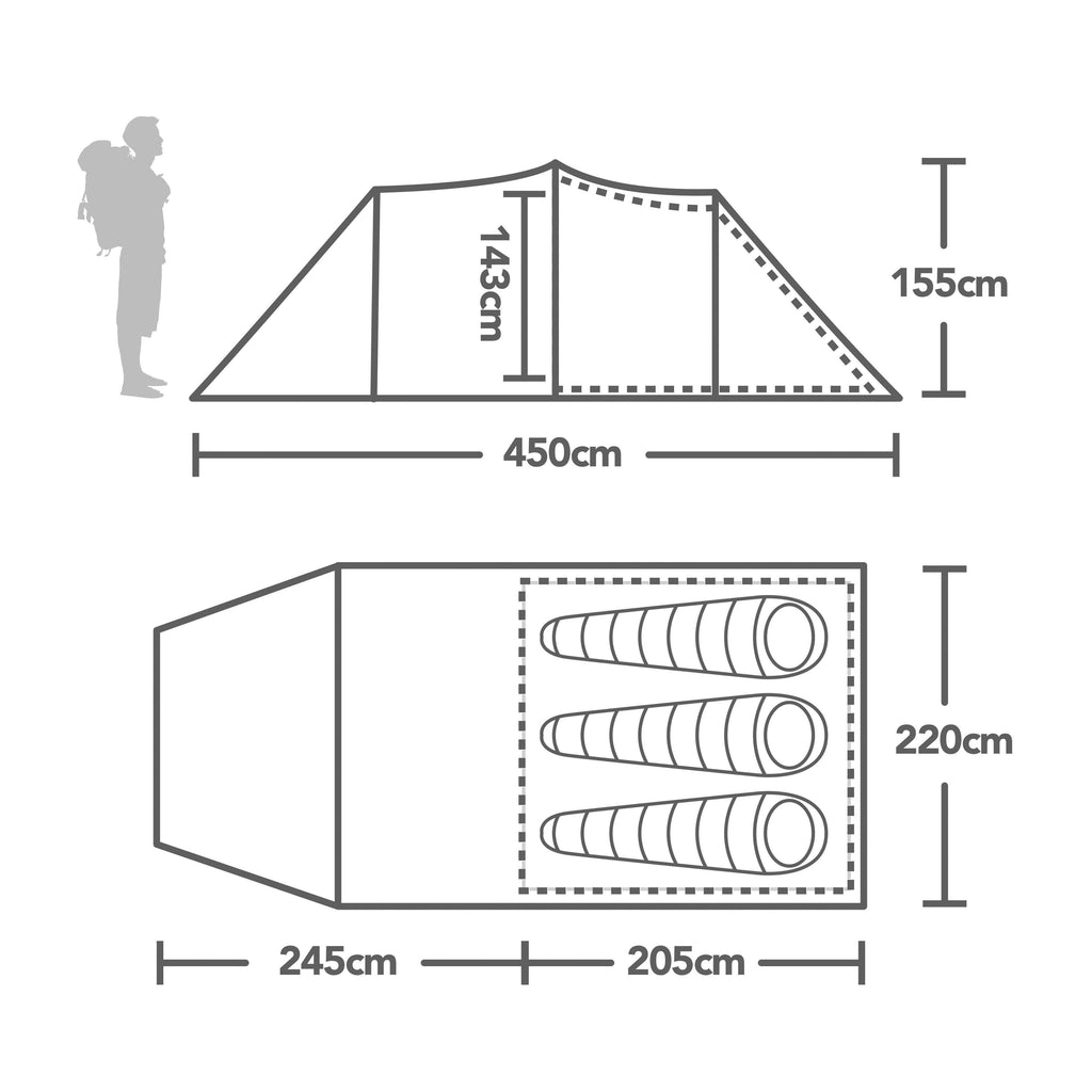 Refurbished Adhara 300L Nightfall Tent