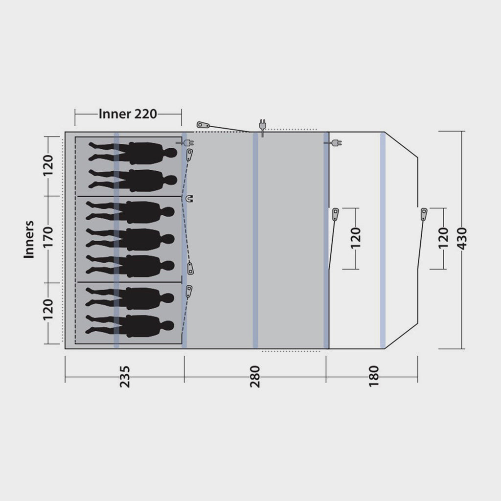Refurbished Stonehill 7 Air Tent