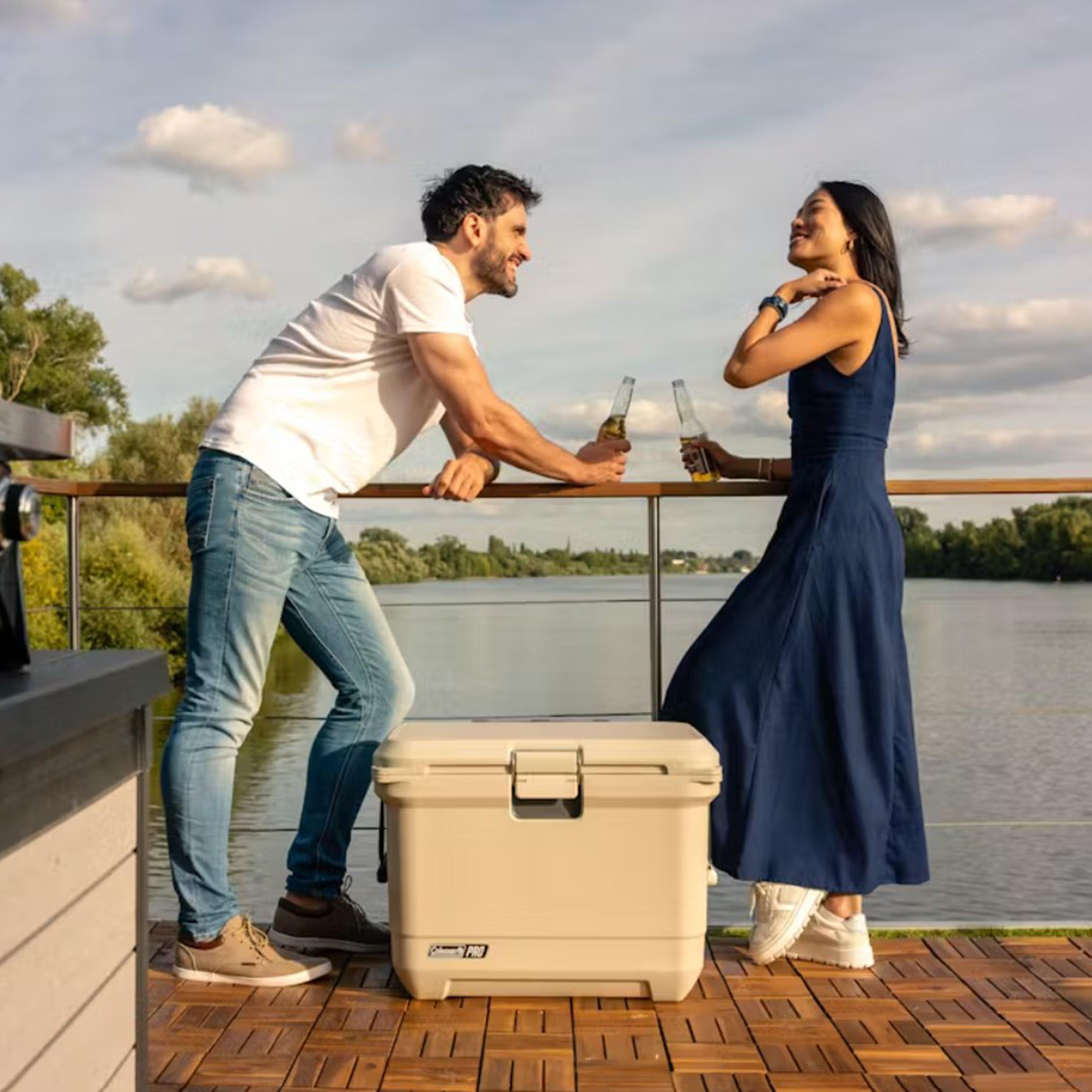 Pro 55QT Wheeled Cooler Box