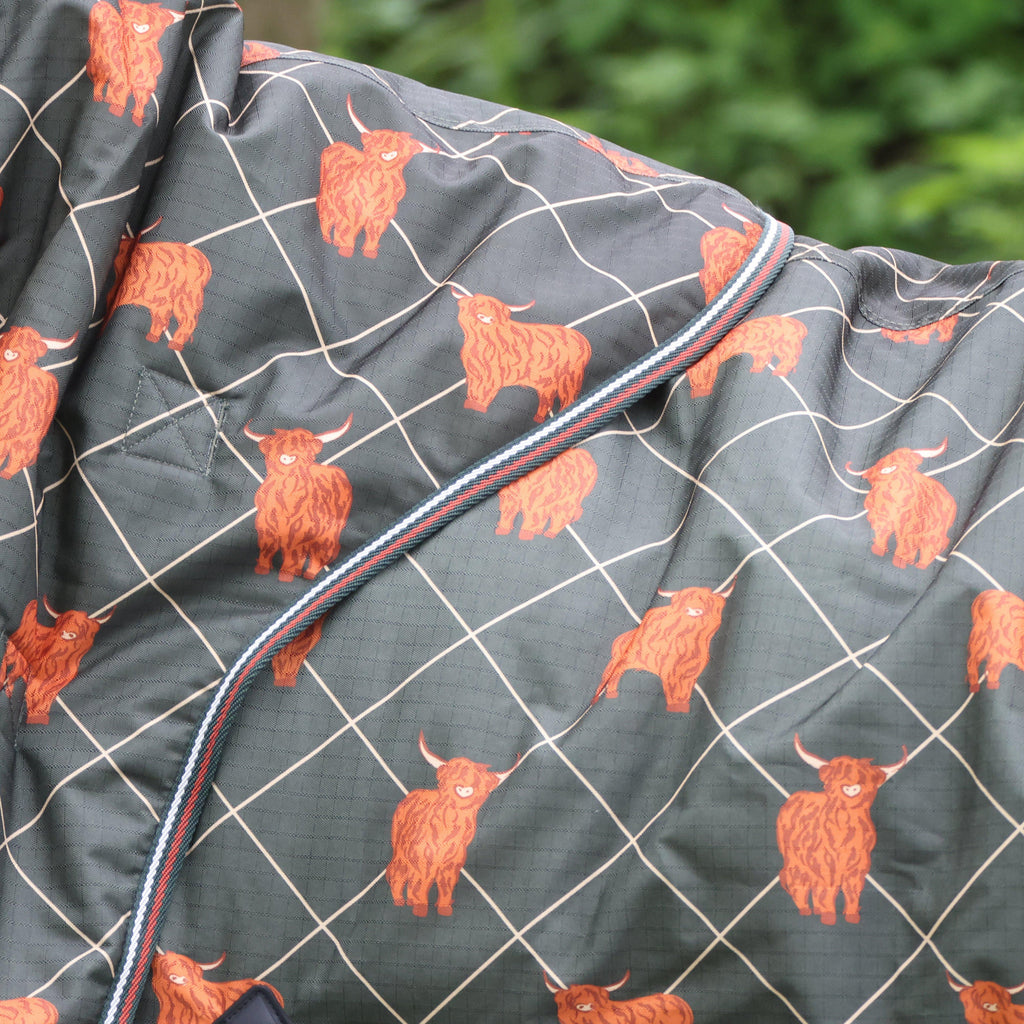 Original 100g Light-Medium Standard Neck Turnout Rug Olive