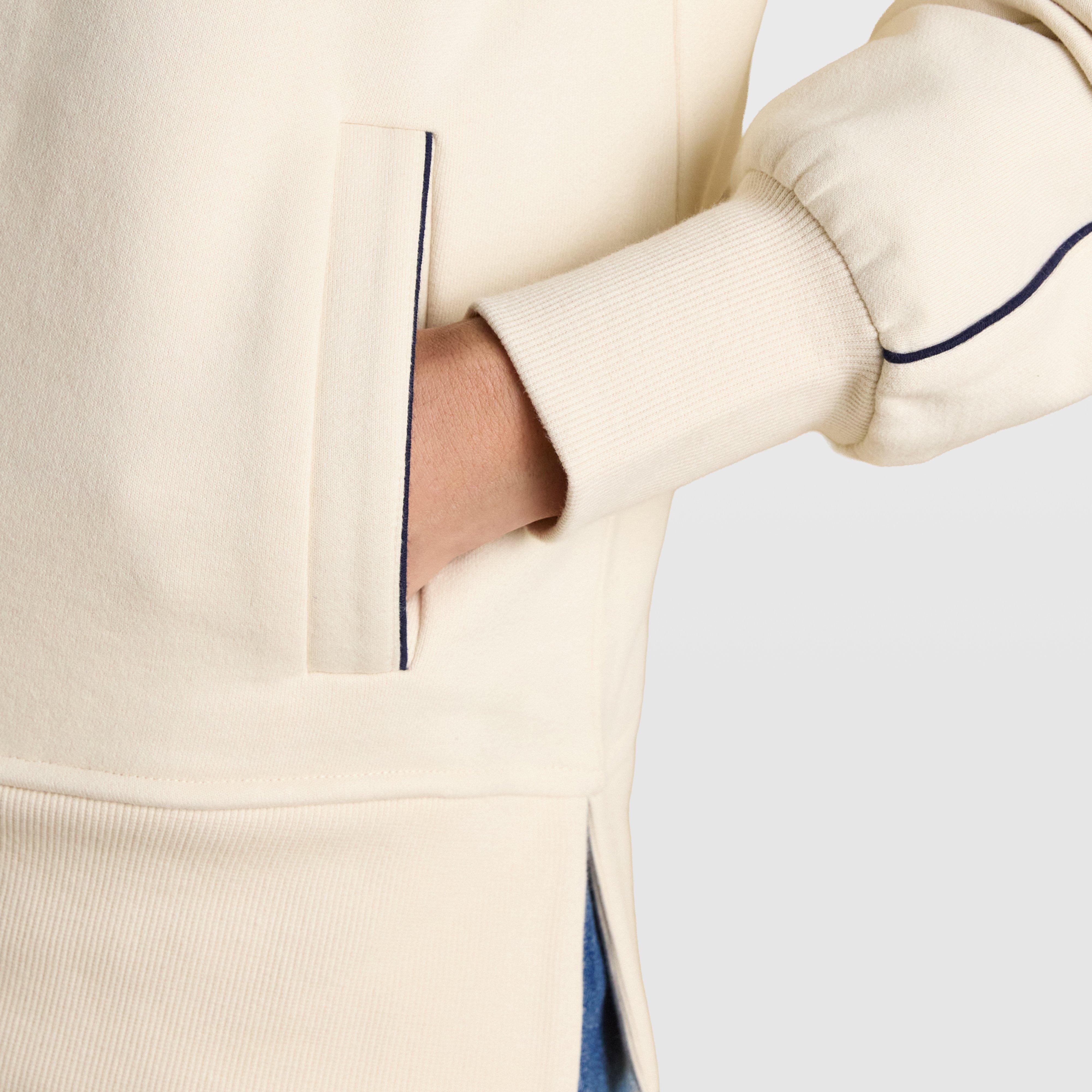 Women's Bronte Funnel Neck Quarter Zip Sweatshirt Cream