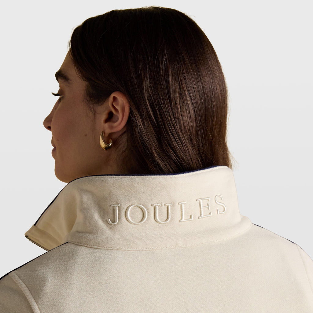 Women's Bronte Funnel Neck Quarter Zip Sweatshirt Cream