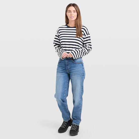 Women's Mid Relaxed Fit Mid-Rise Jeans