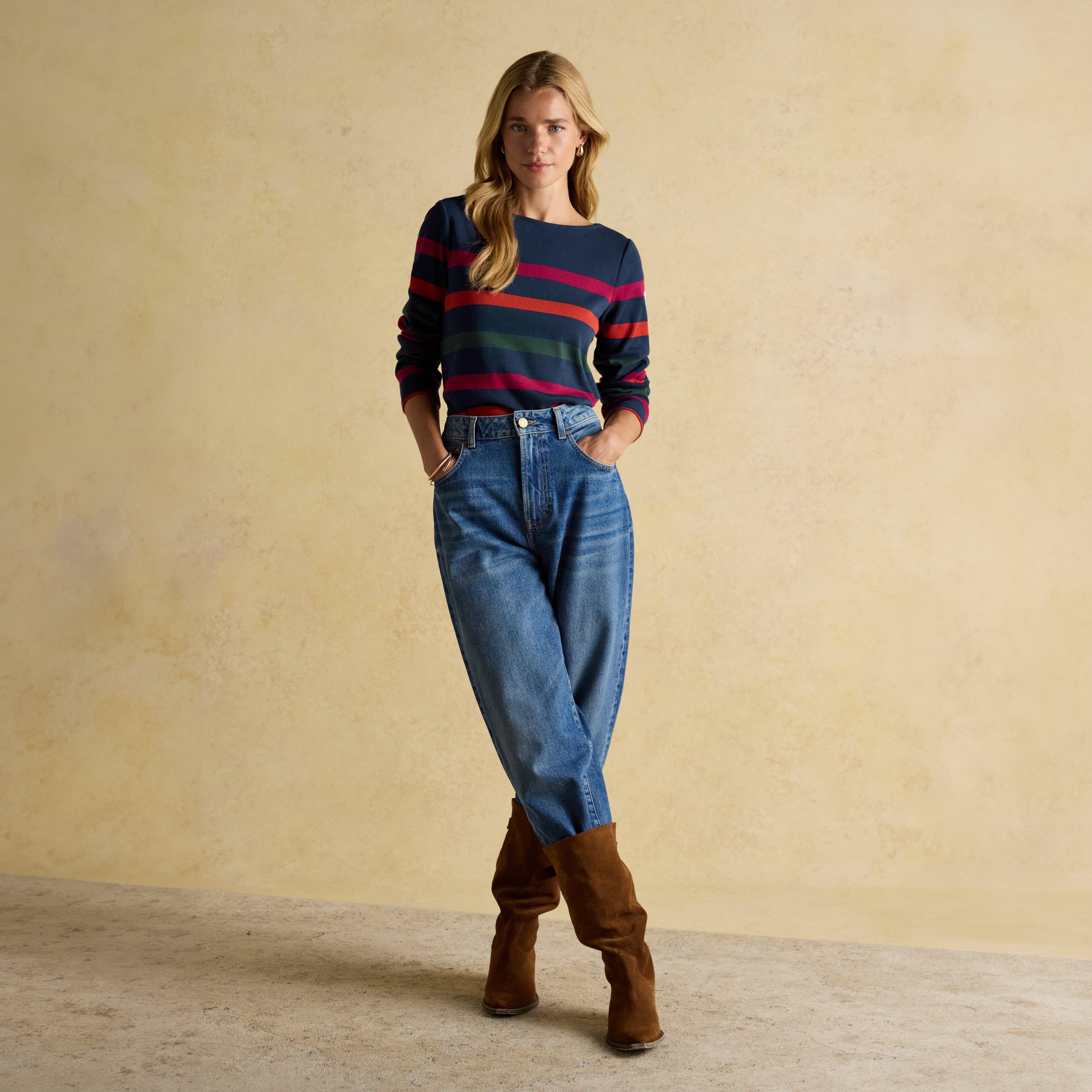 Women's Harbour Boat Neck Breton Top