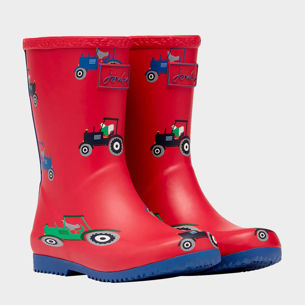 Kids' Roll Up Flexible Printed Wellies