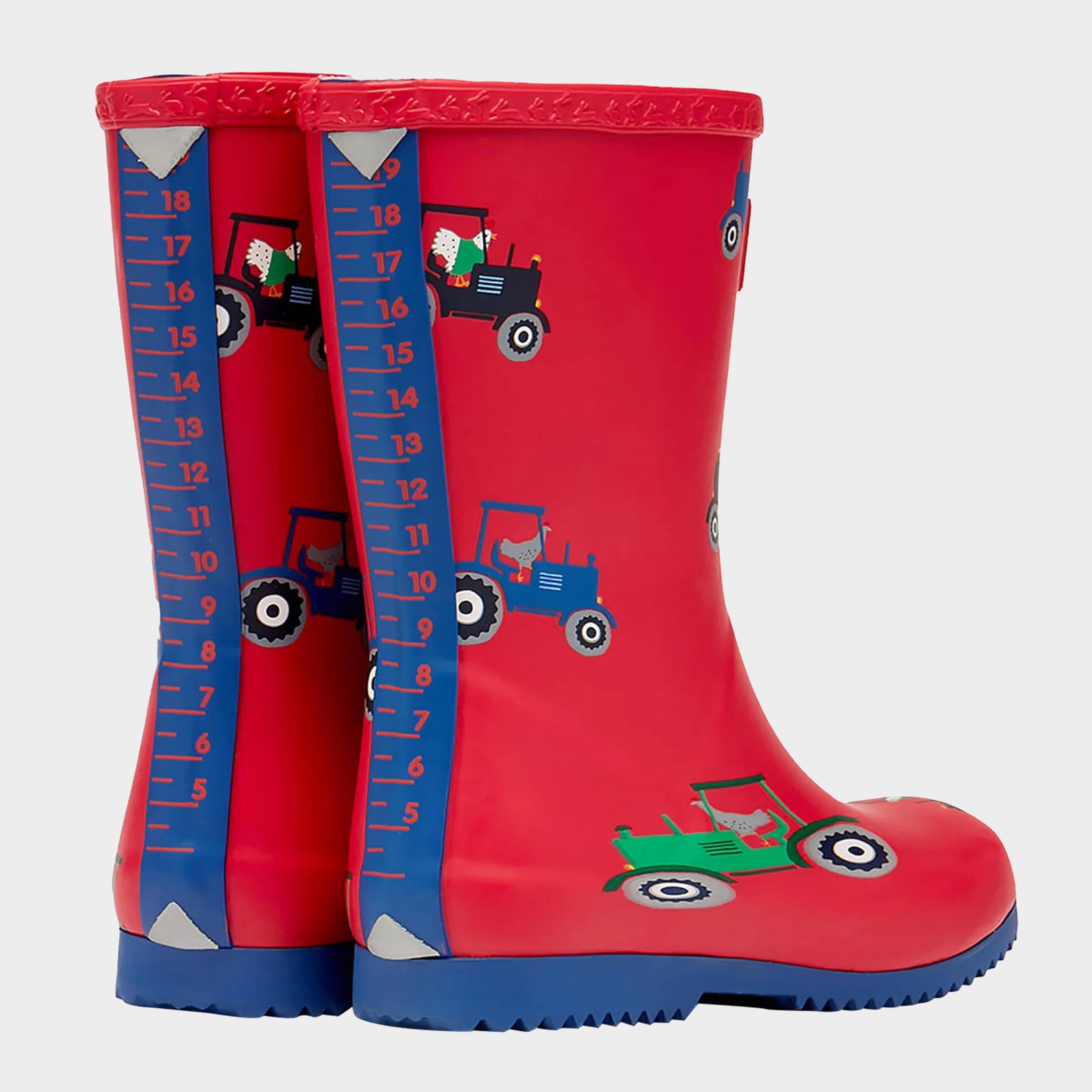 Kids' Roll Up Flexible Printed Wellies