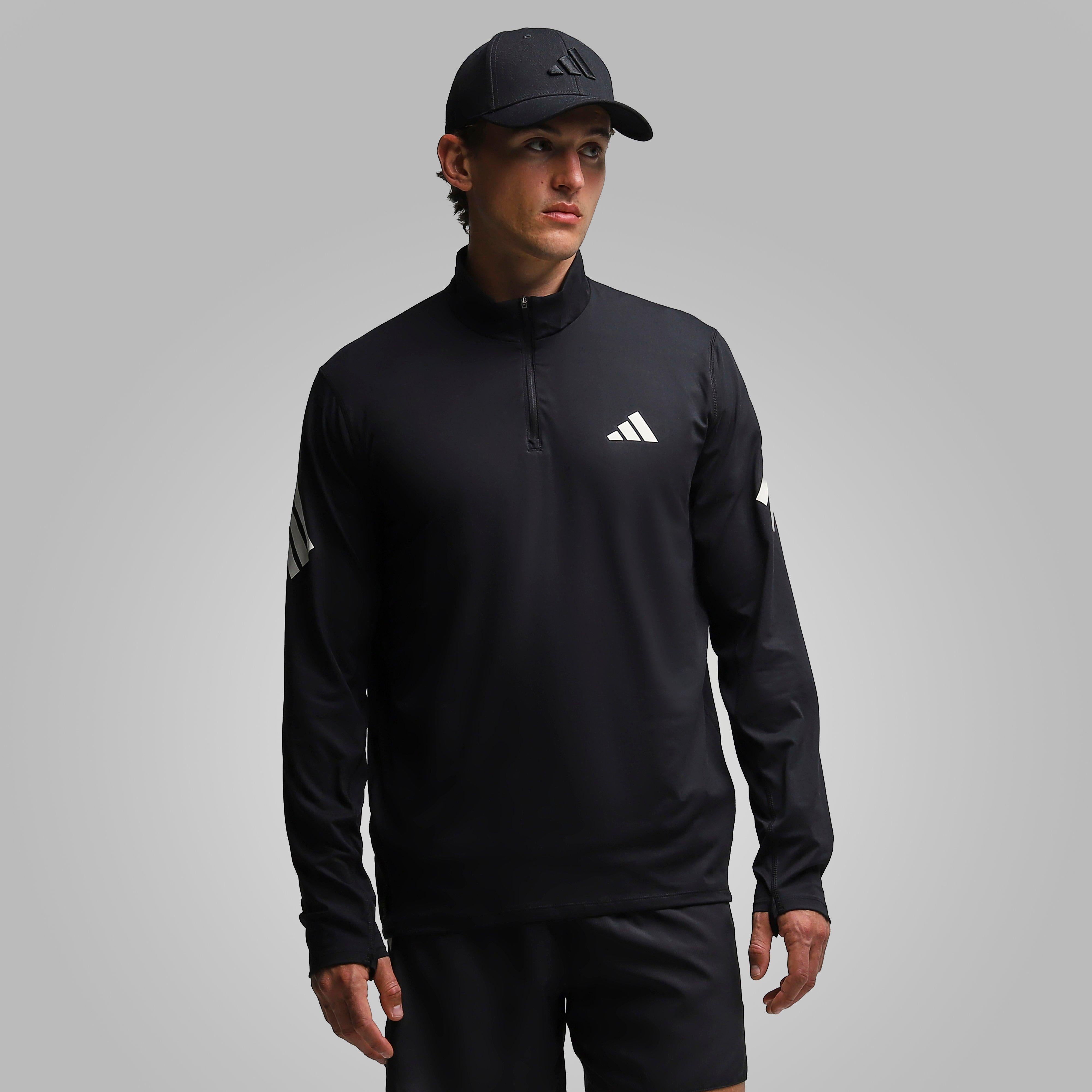 Men’s adi365 3Stripe Iconic Half Zip Sweatshirt