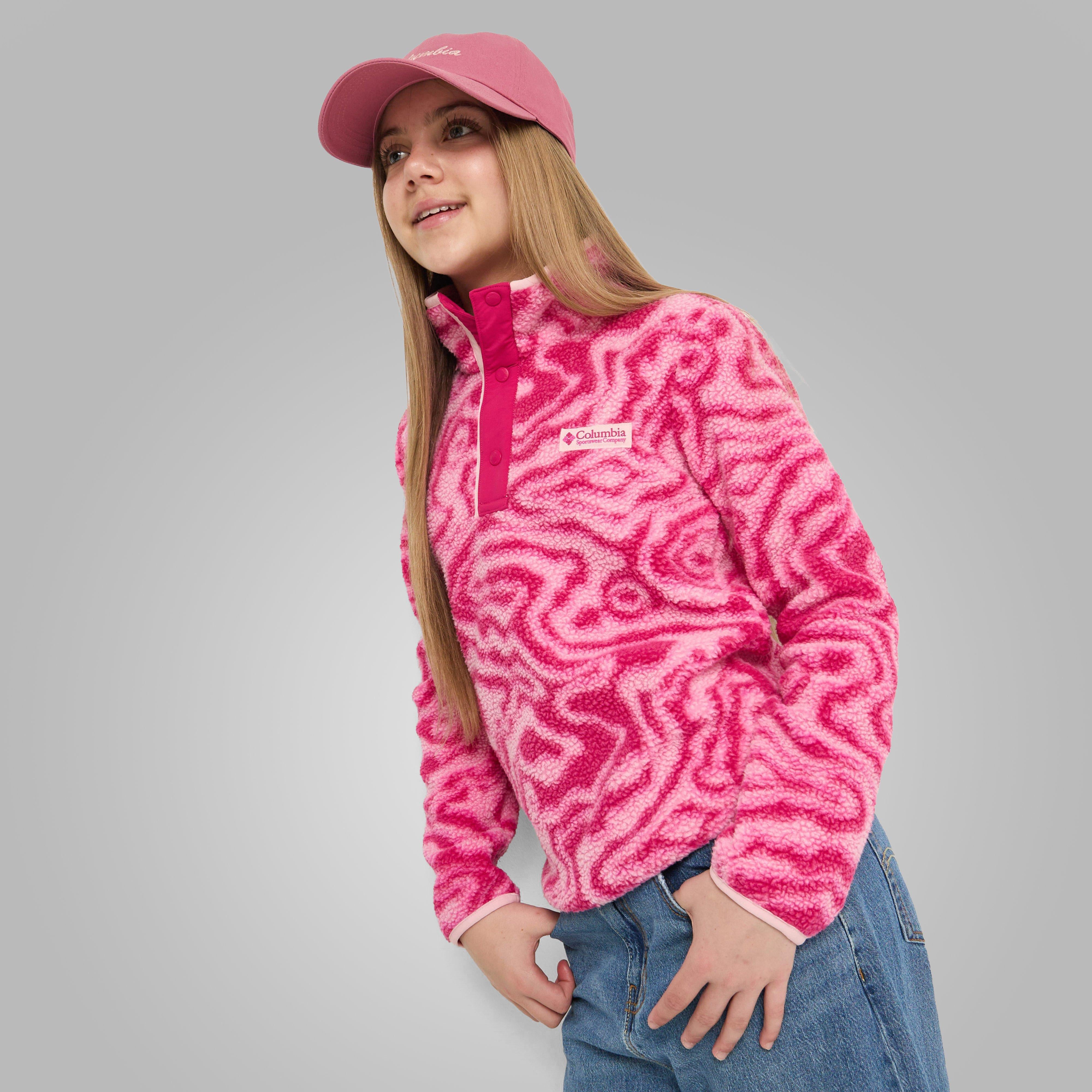 Kids' Helvetia™ II Sherpa Half Snap Printed Fleece