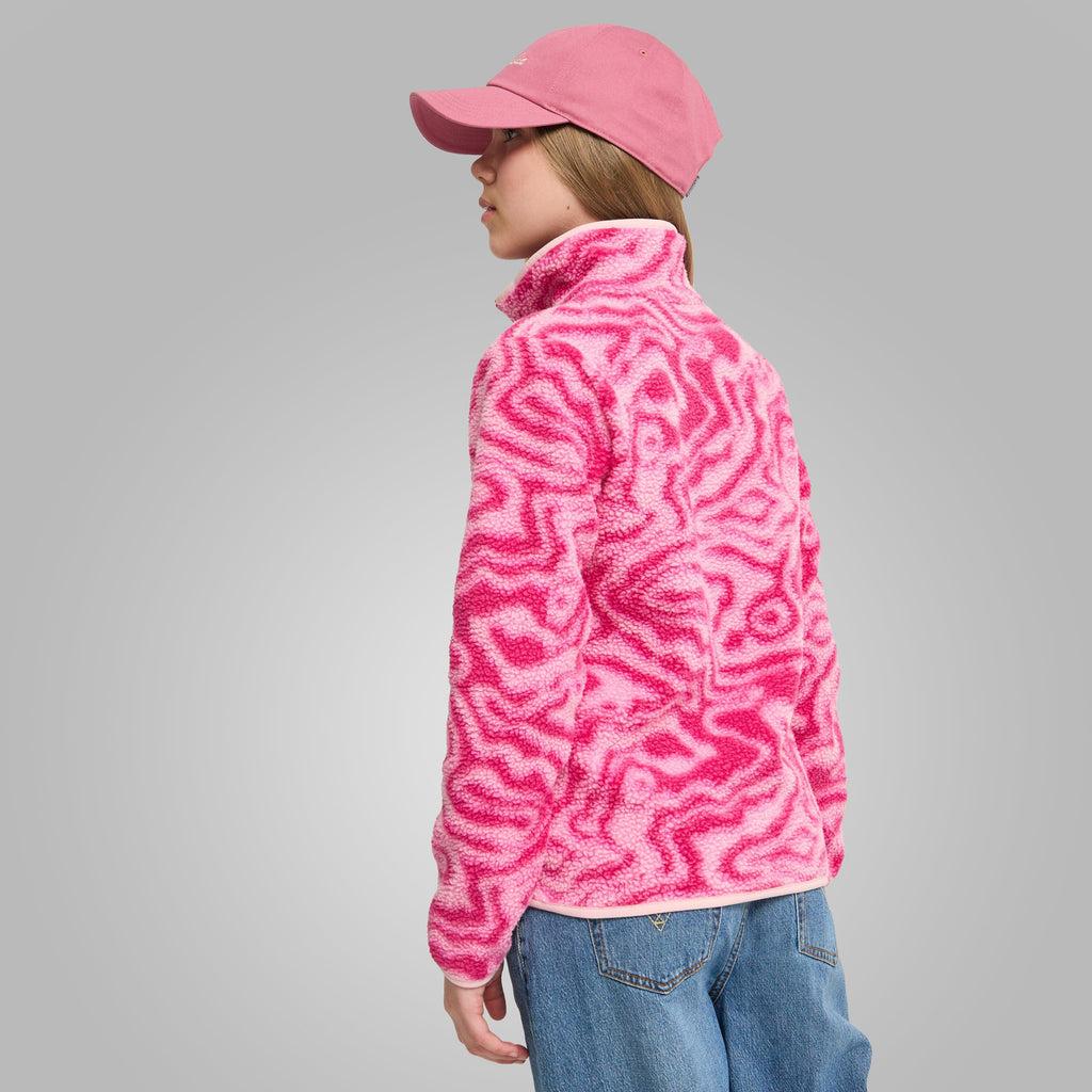 Kids' Helvetia™ II Sherpa Half Snap Printed Fleece