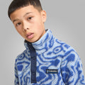 Kids' Helvetia™ II Sherpa Half Snap Printed Fleece