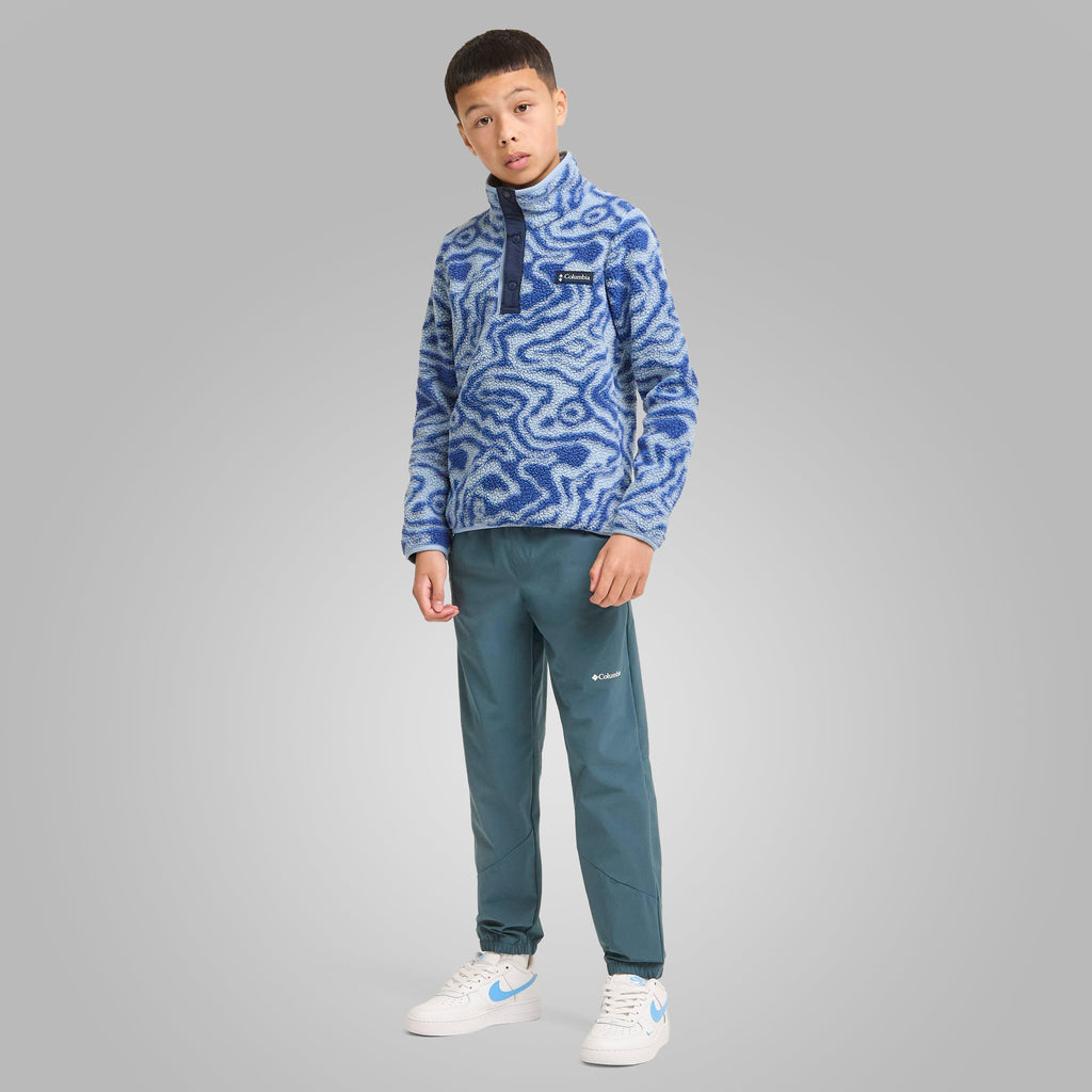 Kids' Helvetia™ II Sherpa Half Snap Printed Fleece
