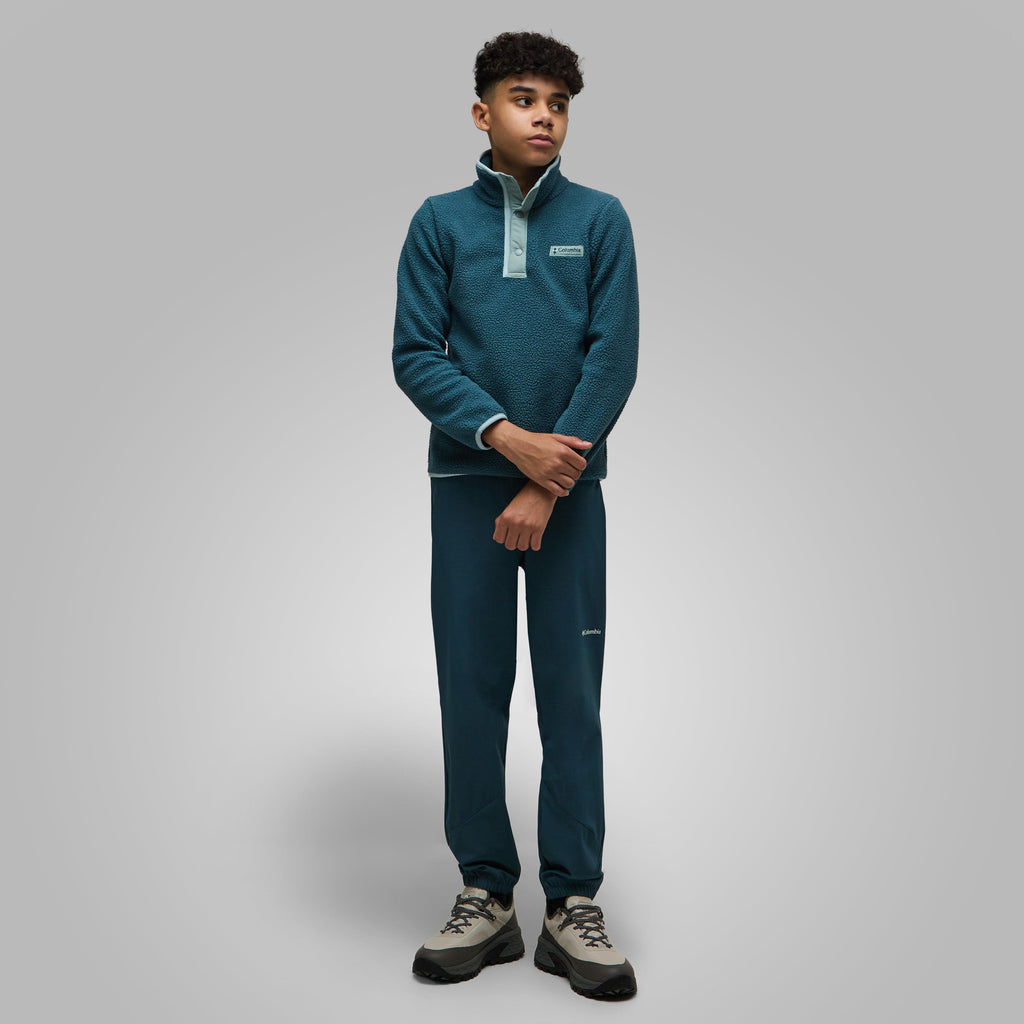 Junior Helvetia II Sherpa Half Snap Fleece Jacket