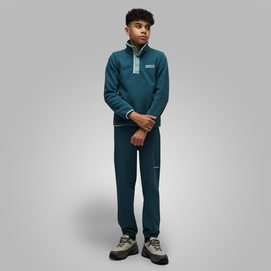 Junior Helvetia II Sherpa Half Snap Fleece Jacket