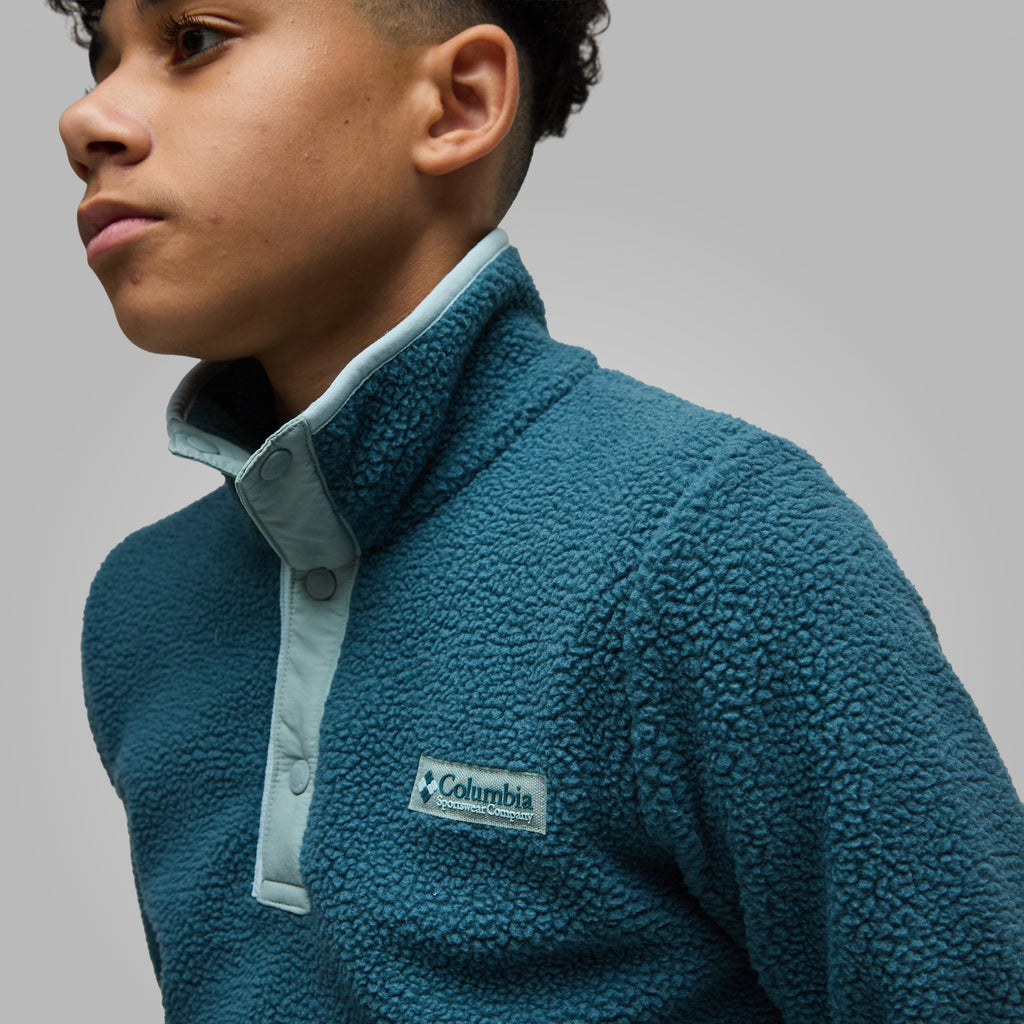 Junior Helvetia II Sherpa Half Snap Fleece Jacket