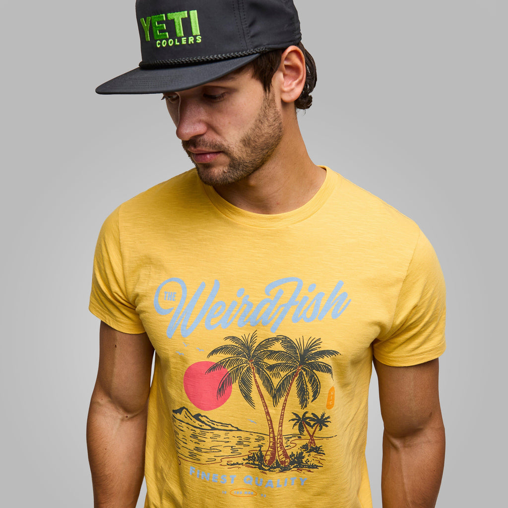 Men's Palm Island Front Print Graphic T-Shirt