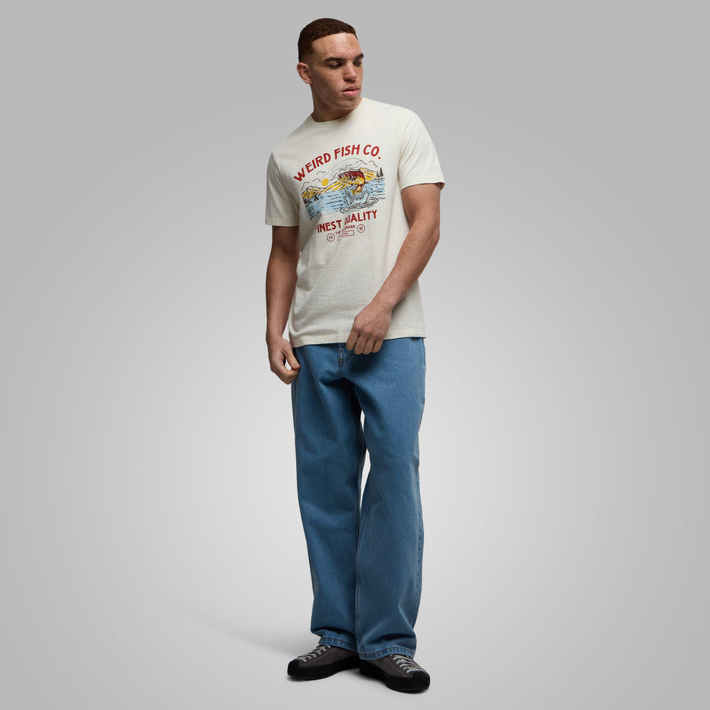 Men's Fish Out Of Water Front Print Graphic T-Shirt
