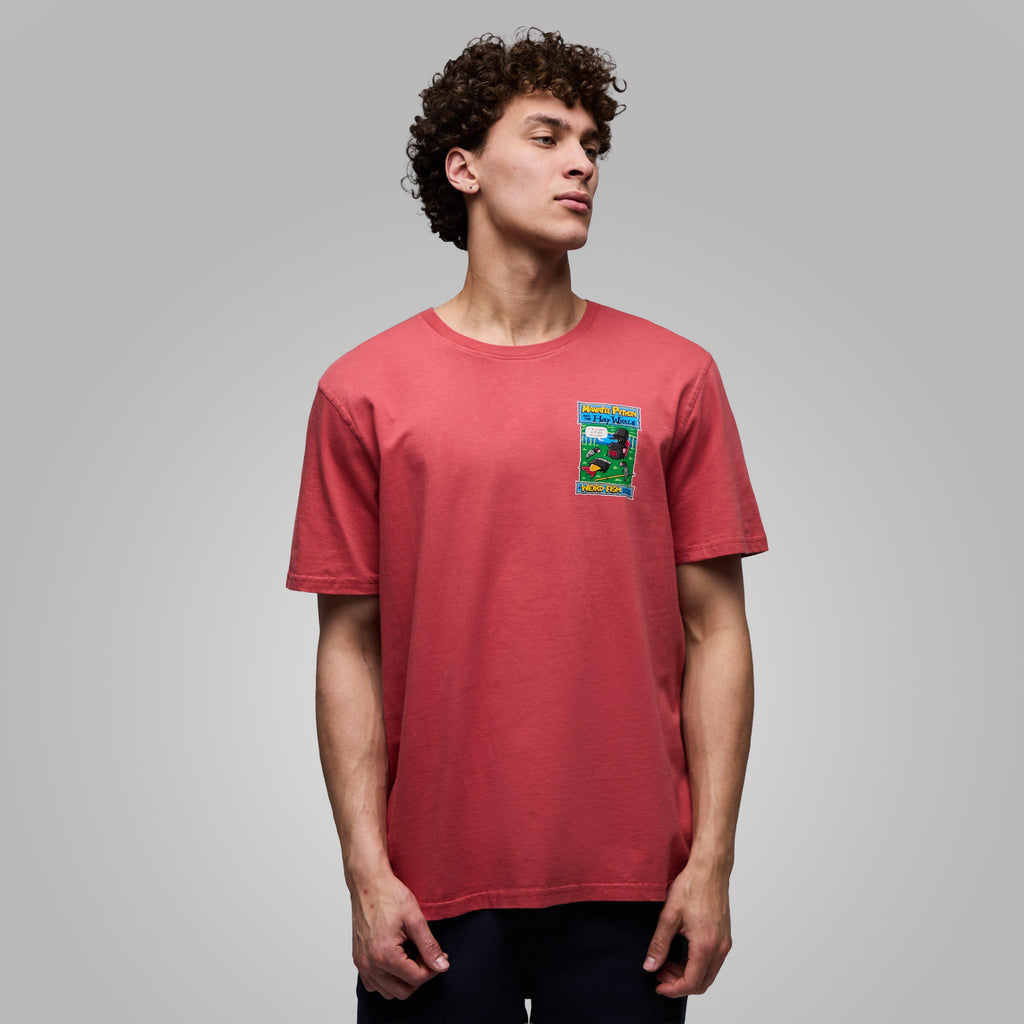 Men's Holy Whale Back Print Artist T-Shirt