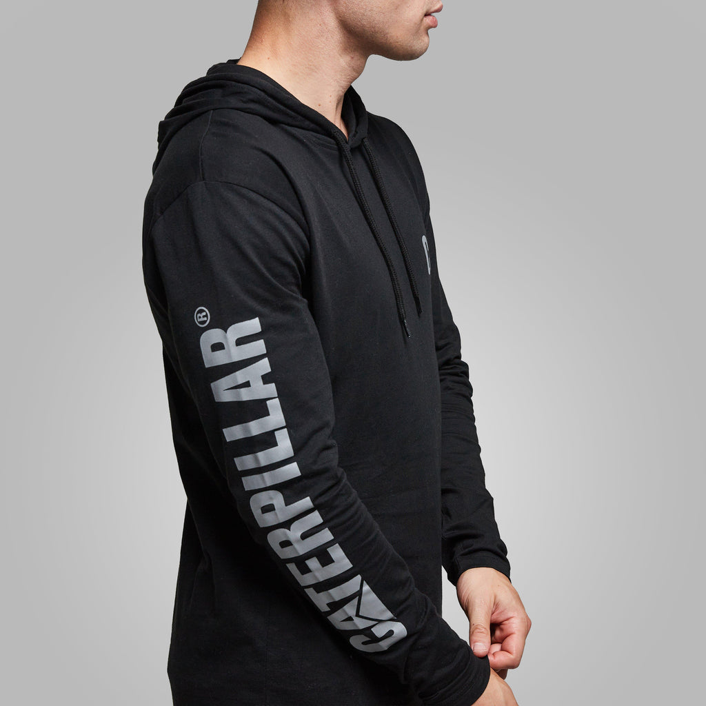 Men's CAT Hooded Long Sleeve Tee