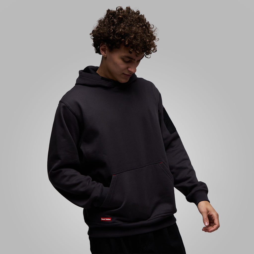 Men's Brushed Fleece Grey Hoodie