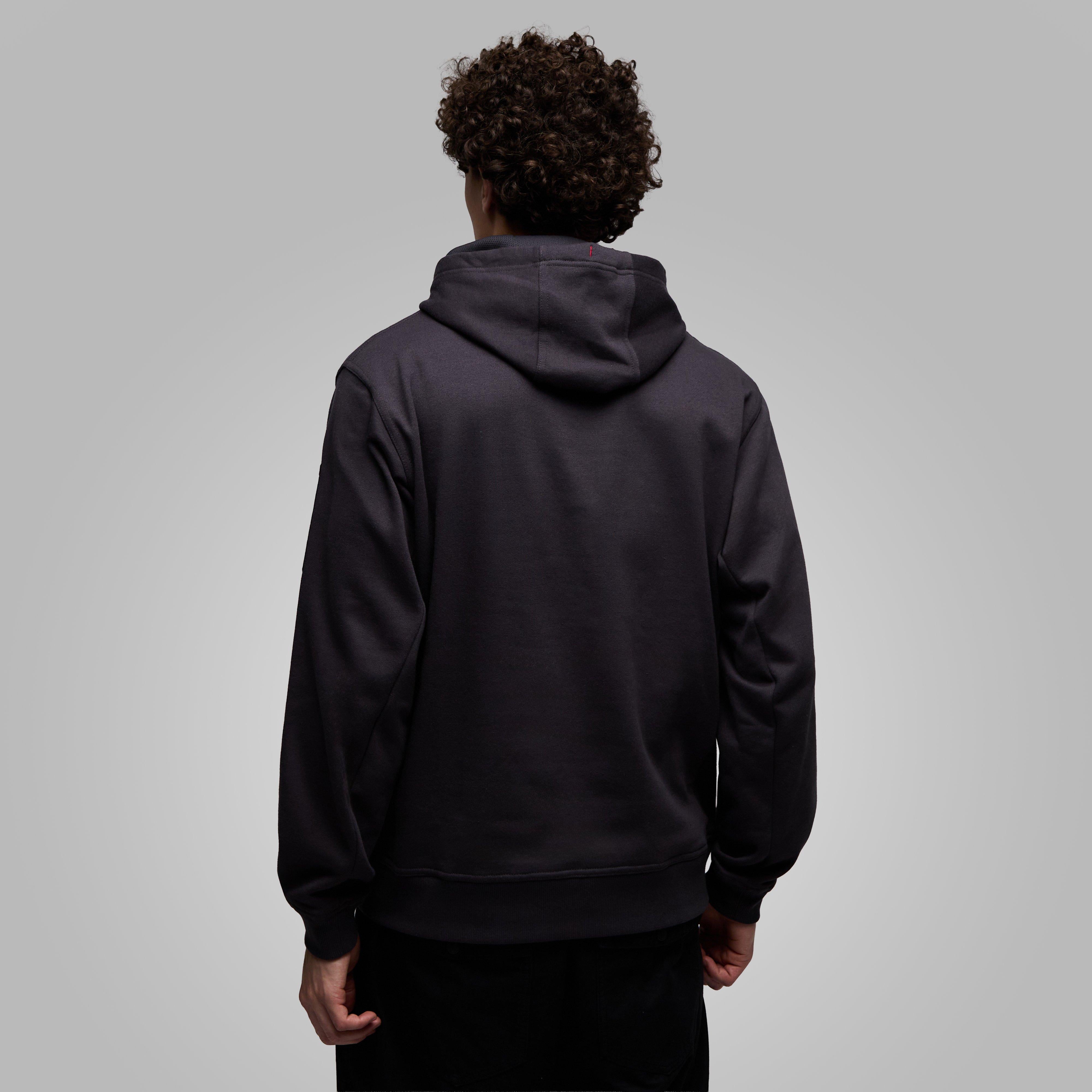 Men's Brushed Fleece Grey Hoodie