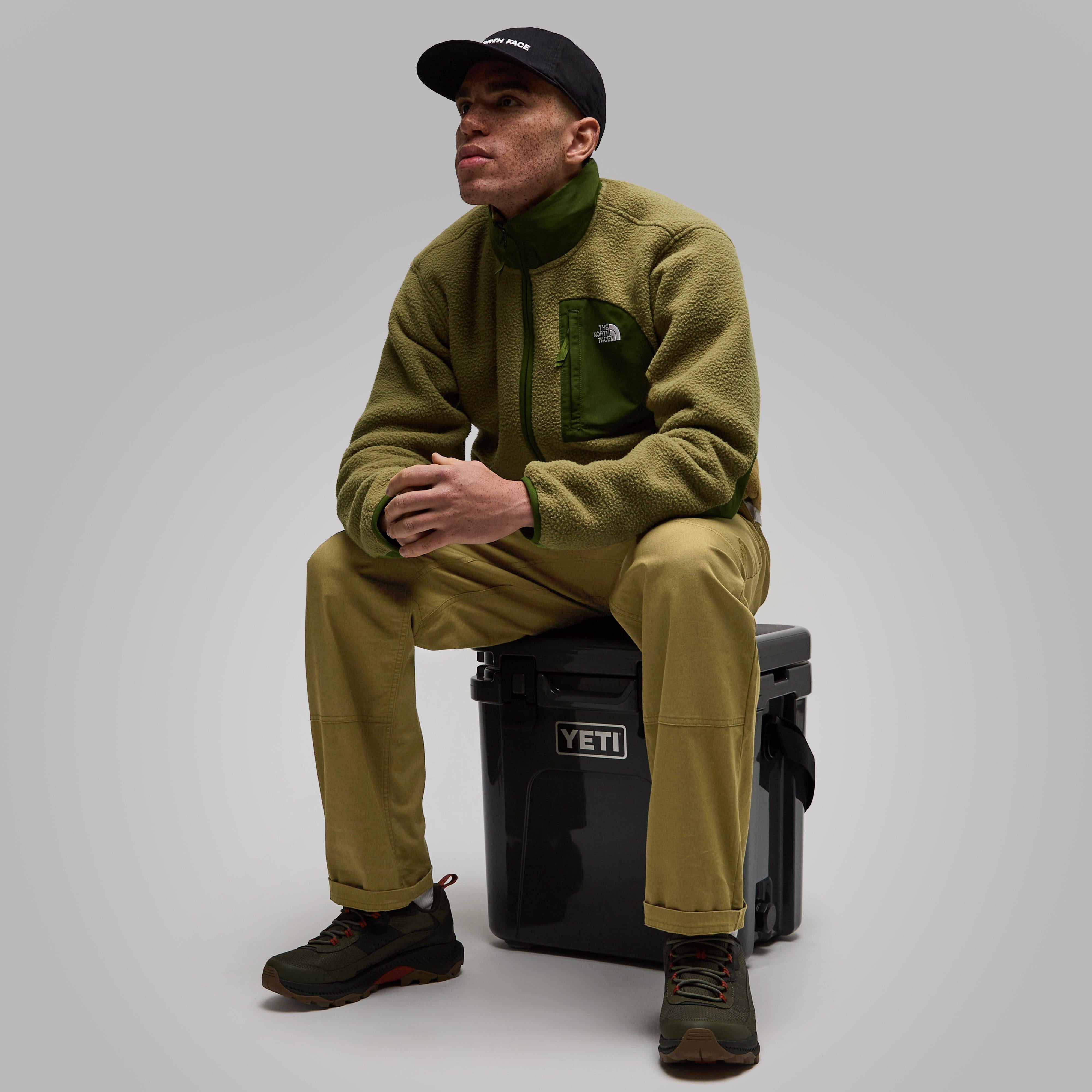 Khaki The North Face Men's Yumiori Off Peak Full Zip Fleece Jacket