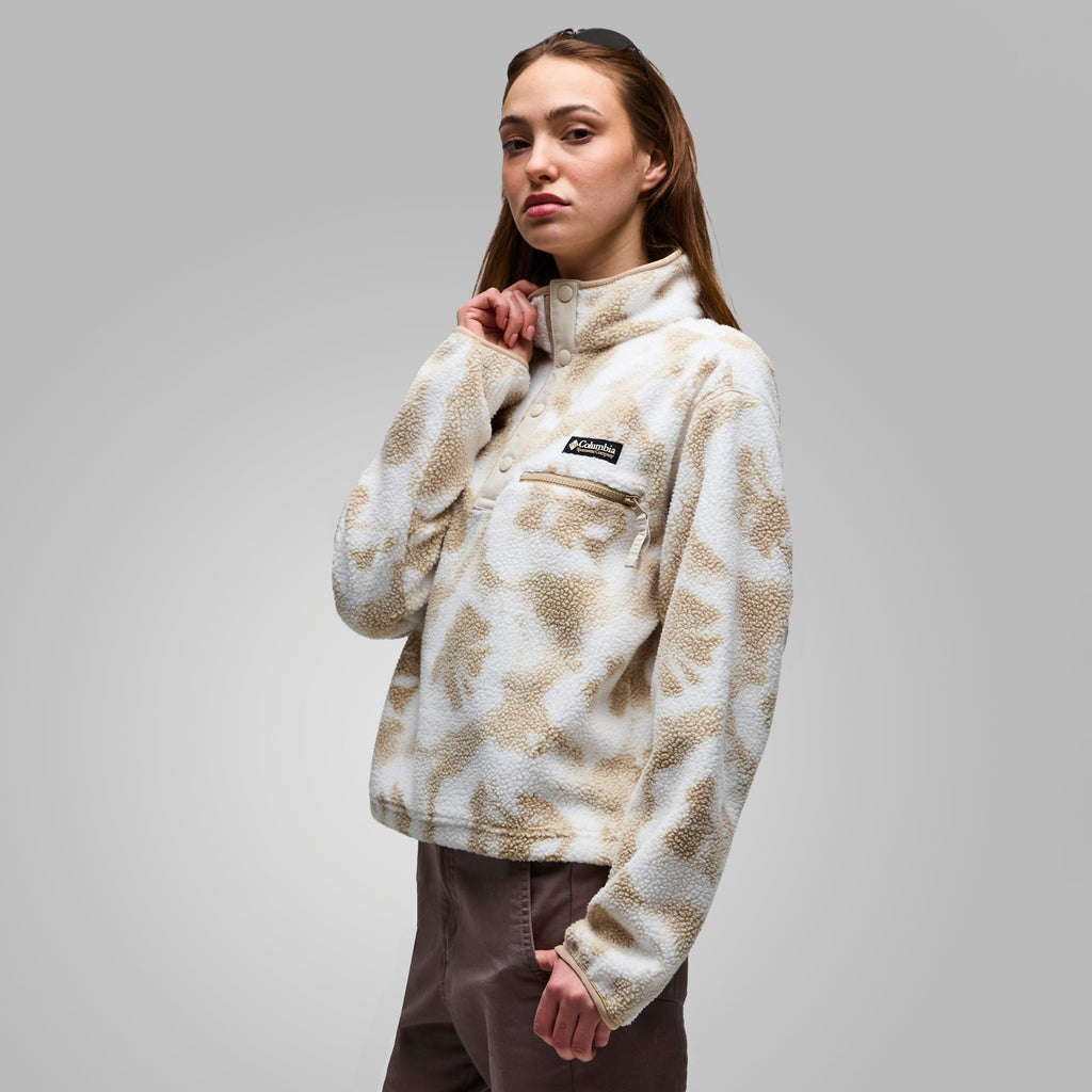 Women's Helvetia II Cropped Sherpa Half Snap Fleece