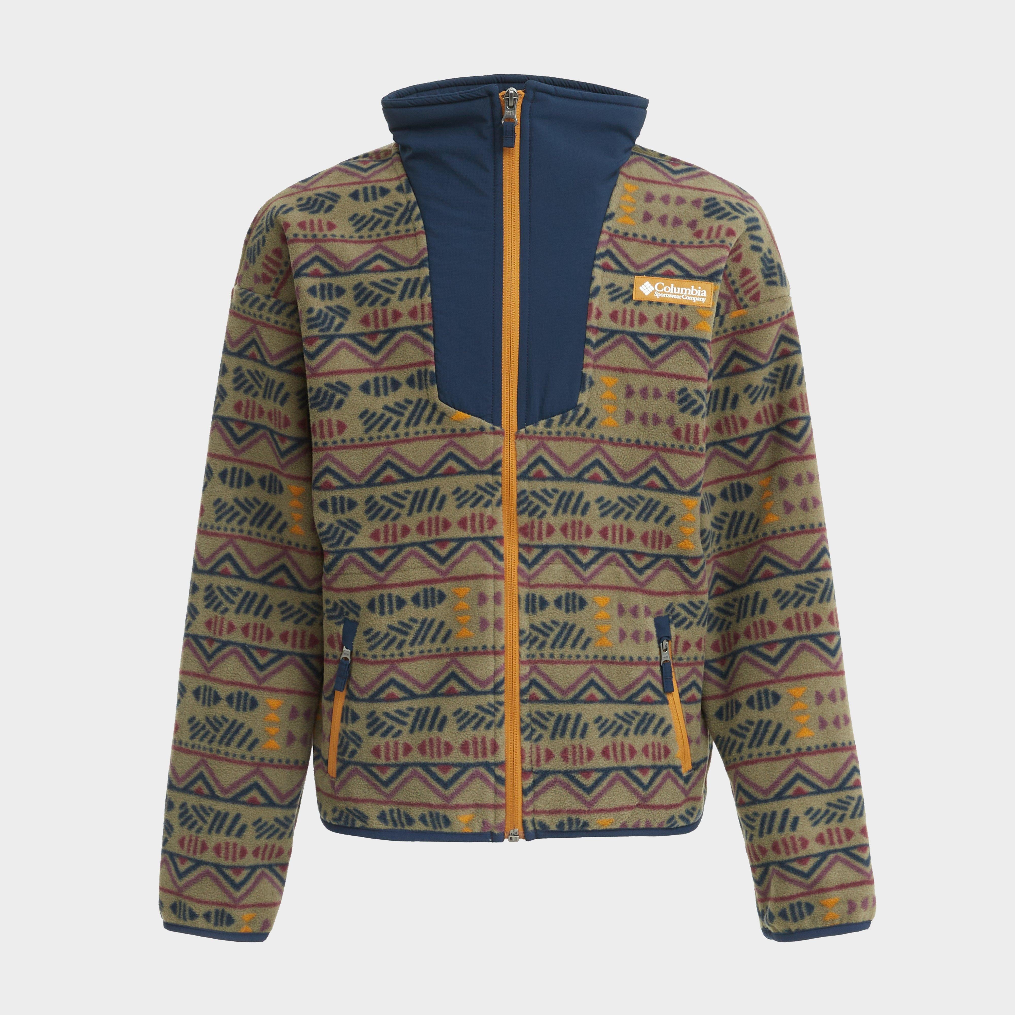 Navy Columbia Kids' Sequoia Aztec Full Zip Fleece – Blacks