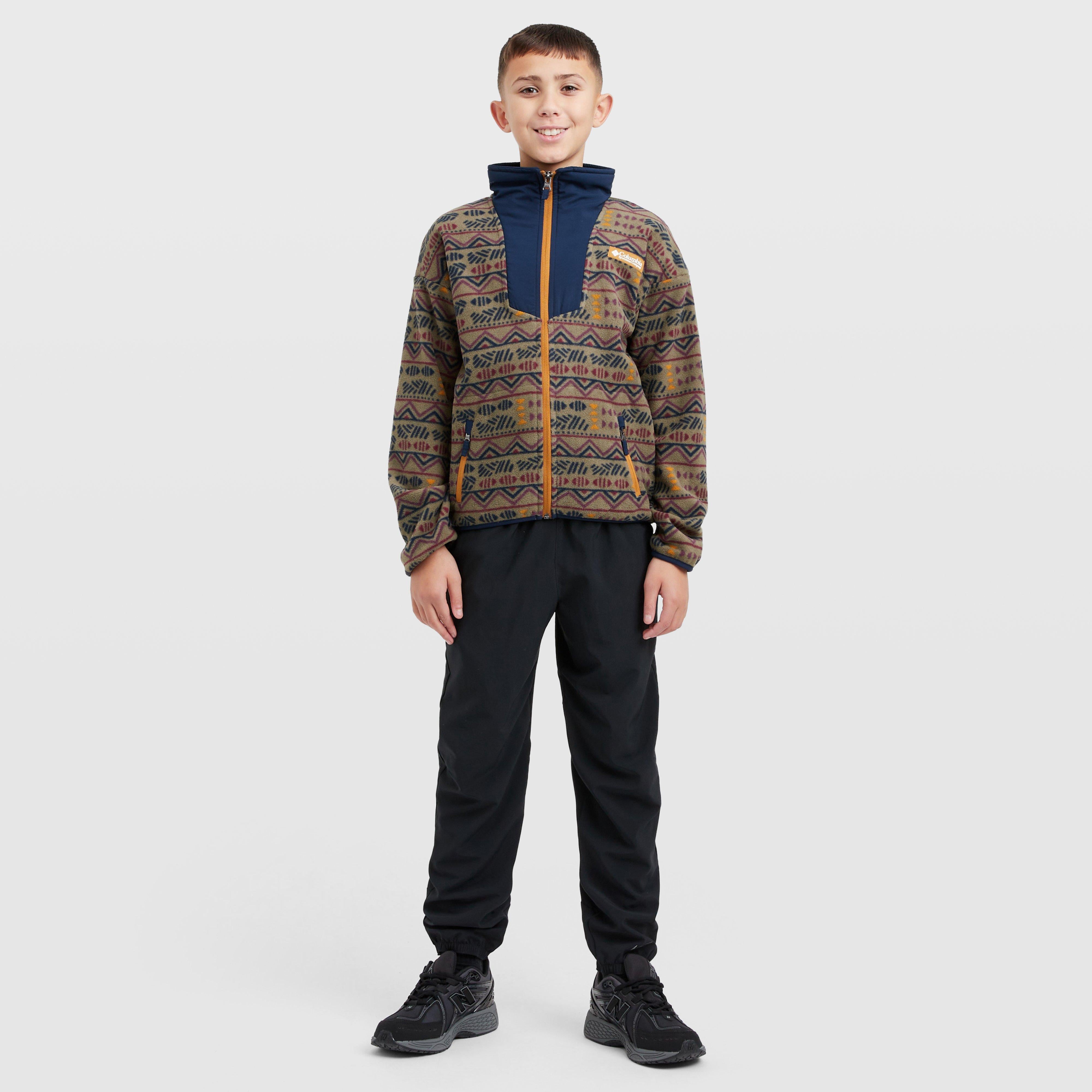 Navy Columbia Kids' Sequoia Aztec Full Zip Fleece – Blacks