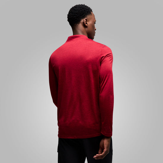 Men's Active Long Sleeve Zip Tee