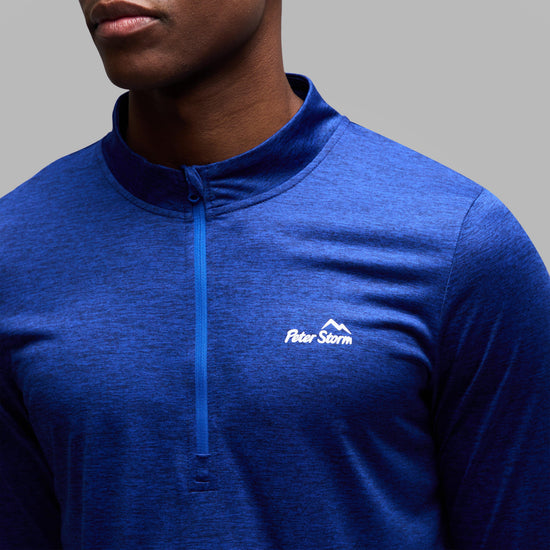 Men's Active Long Sleeve Zip Tee