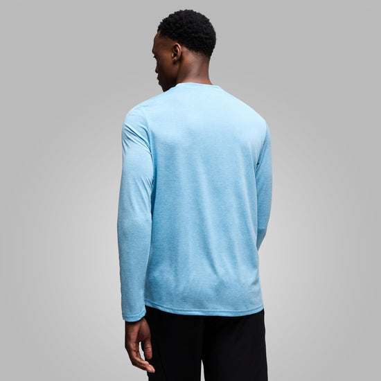 Mens Active Long Sleeve T-Shirt Blue