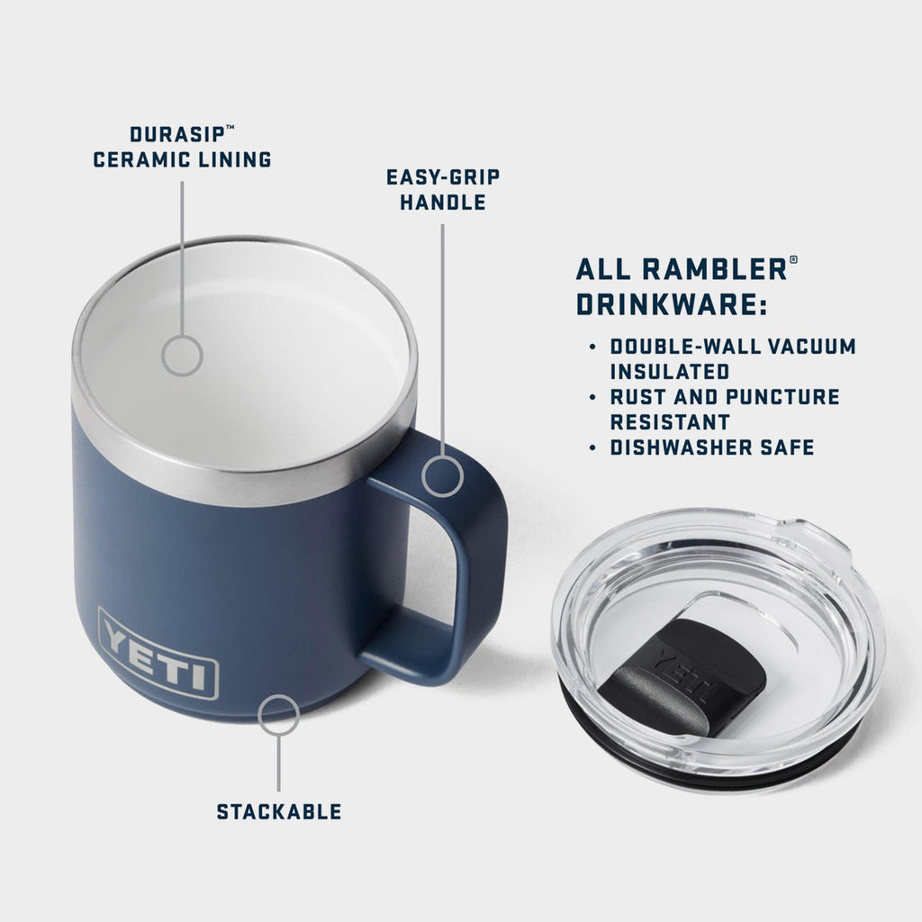 Rambler® 10oz (295ml) Stackable Mug with DuraSip™ Ceramic Lining